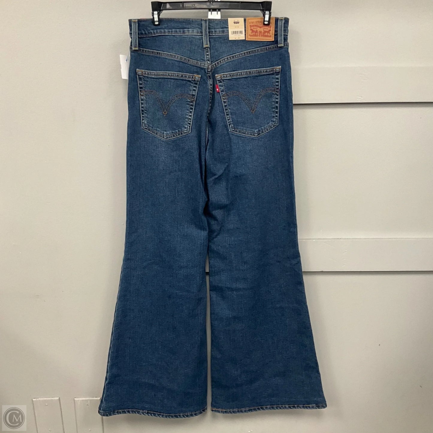 Jeans Wide Leg By Levis In Blue Denim, Size: 10