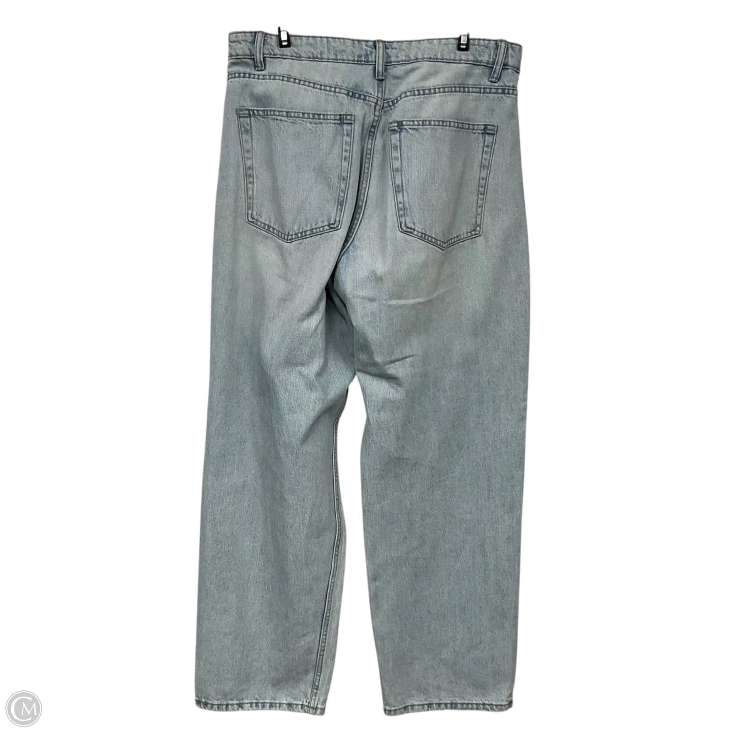 Jeans Straight By Zara In Blue Denim, Size: 10