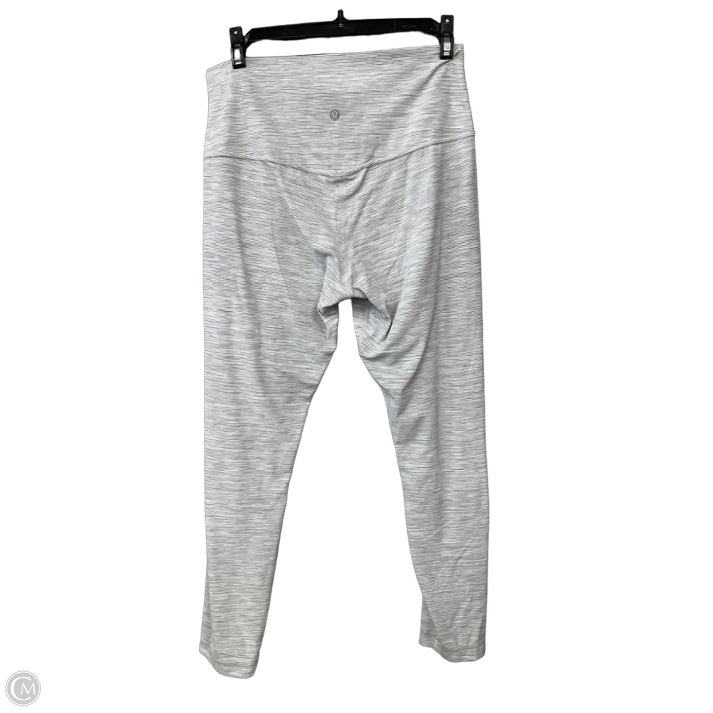 Athletic Leggings By Lululemon In Grey, Size: 10