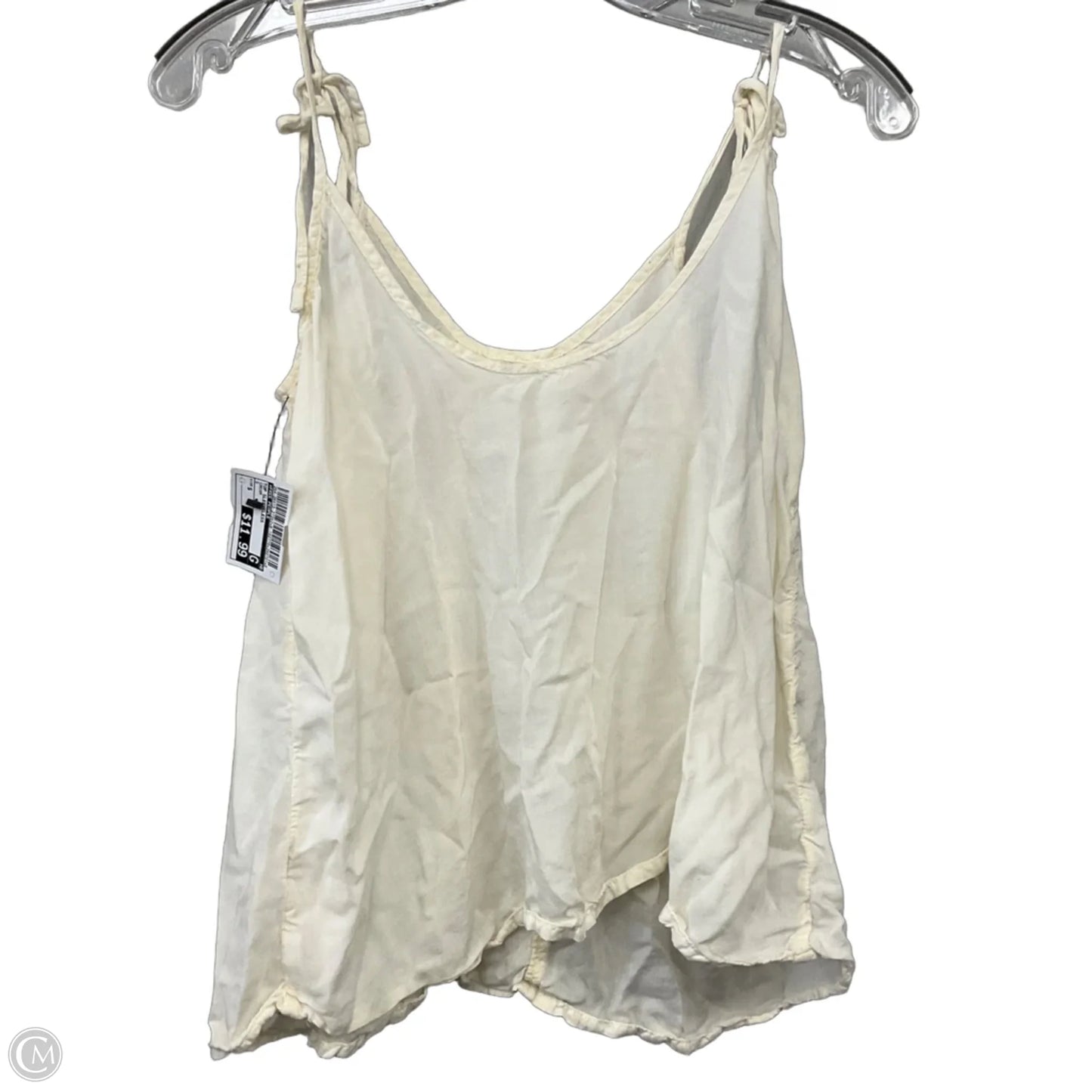 Top Sleeveless By Free People In Cream, Size: S
