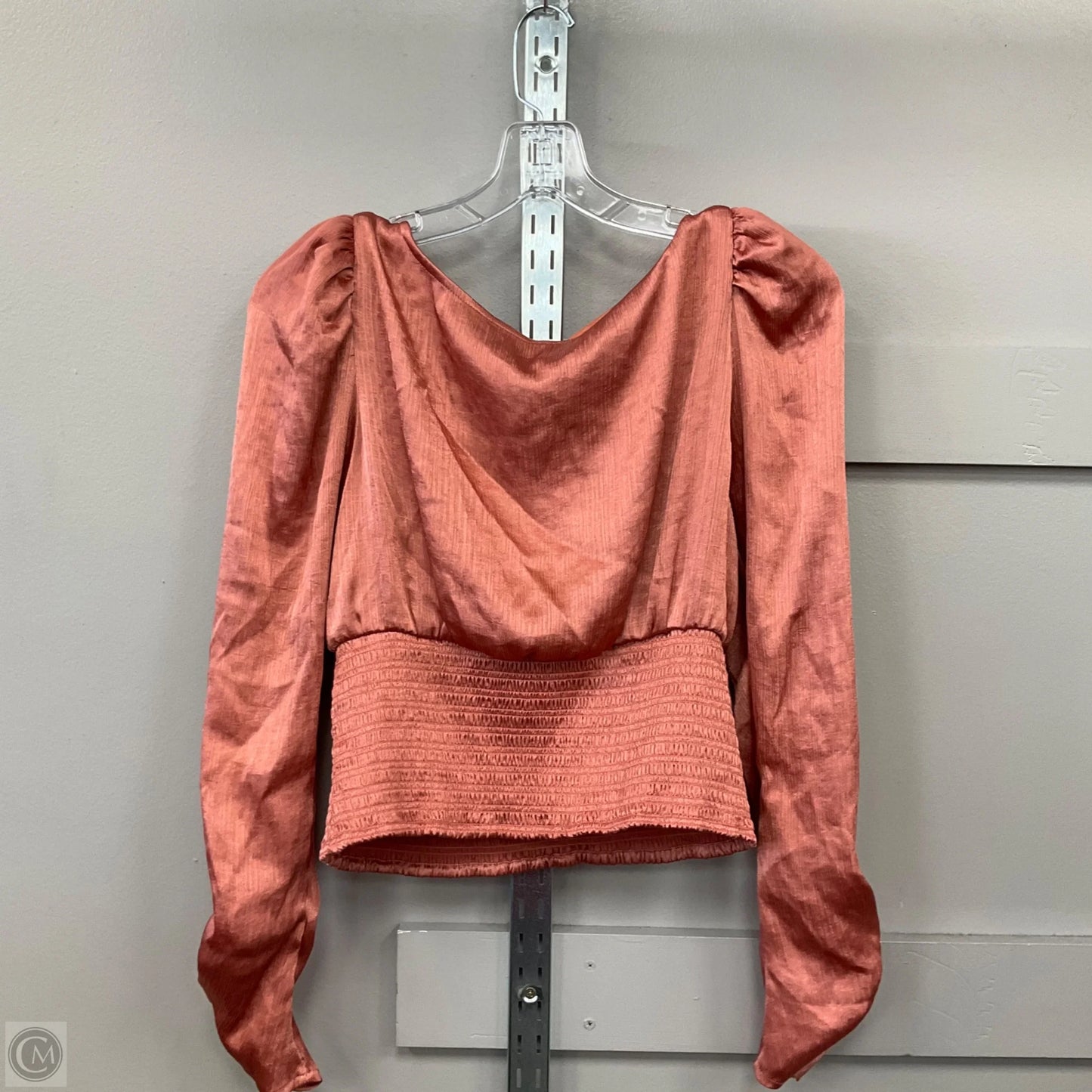 Blouse Long Sleeve By We The Free In Orange, Size: M