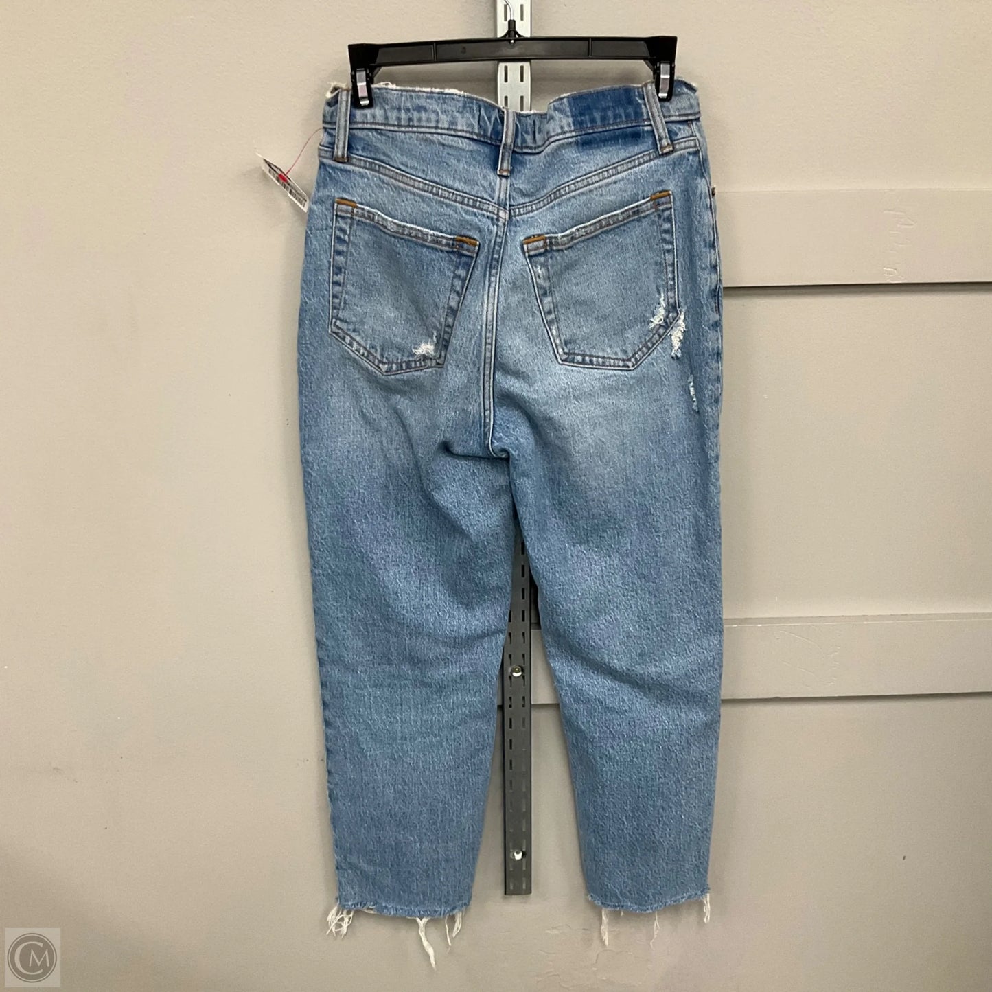 Jeans Straight By Abercrombie And Fitch In Blue Denim, Size: 0