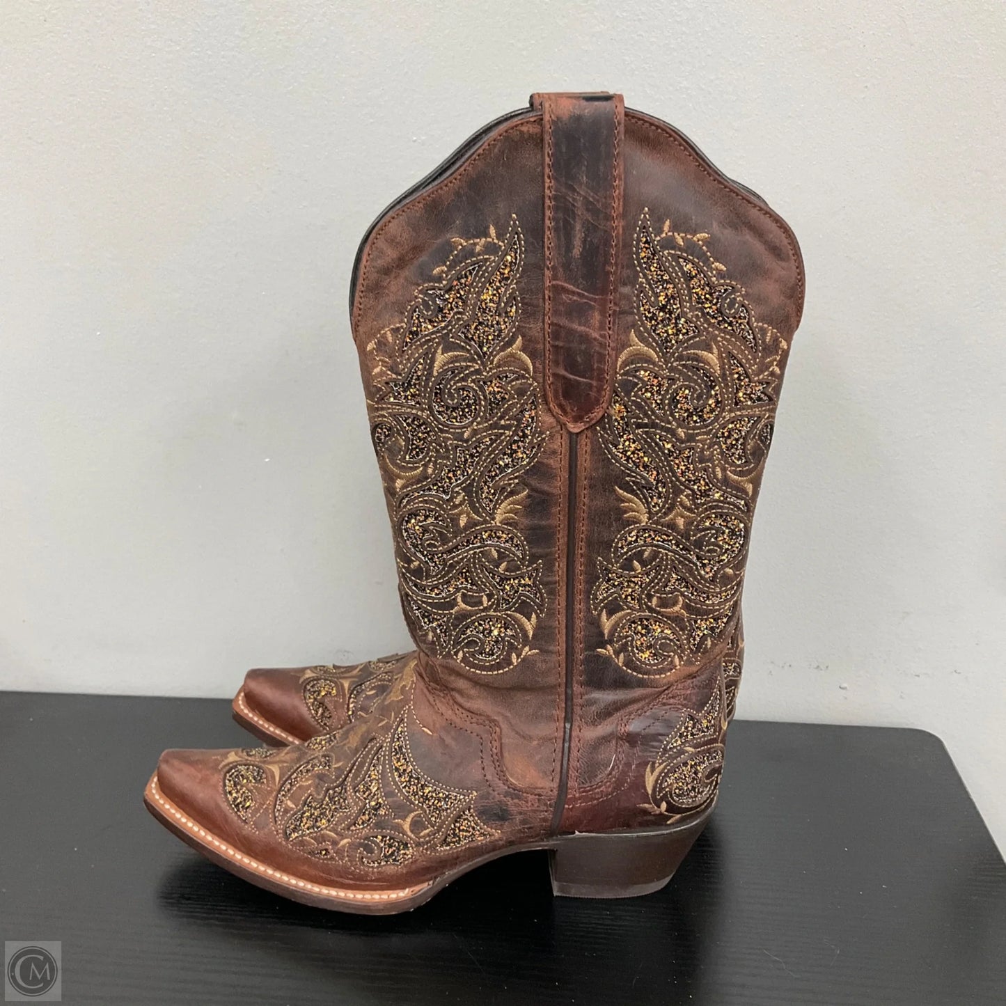 Boots Western By Cma In Brown, Size: 8