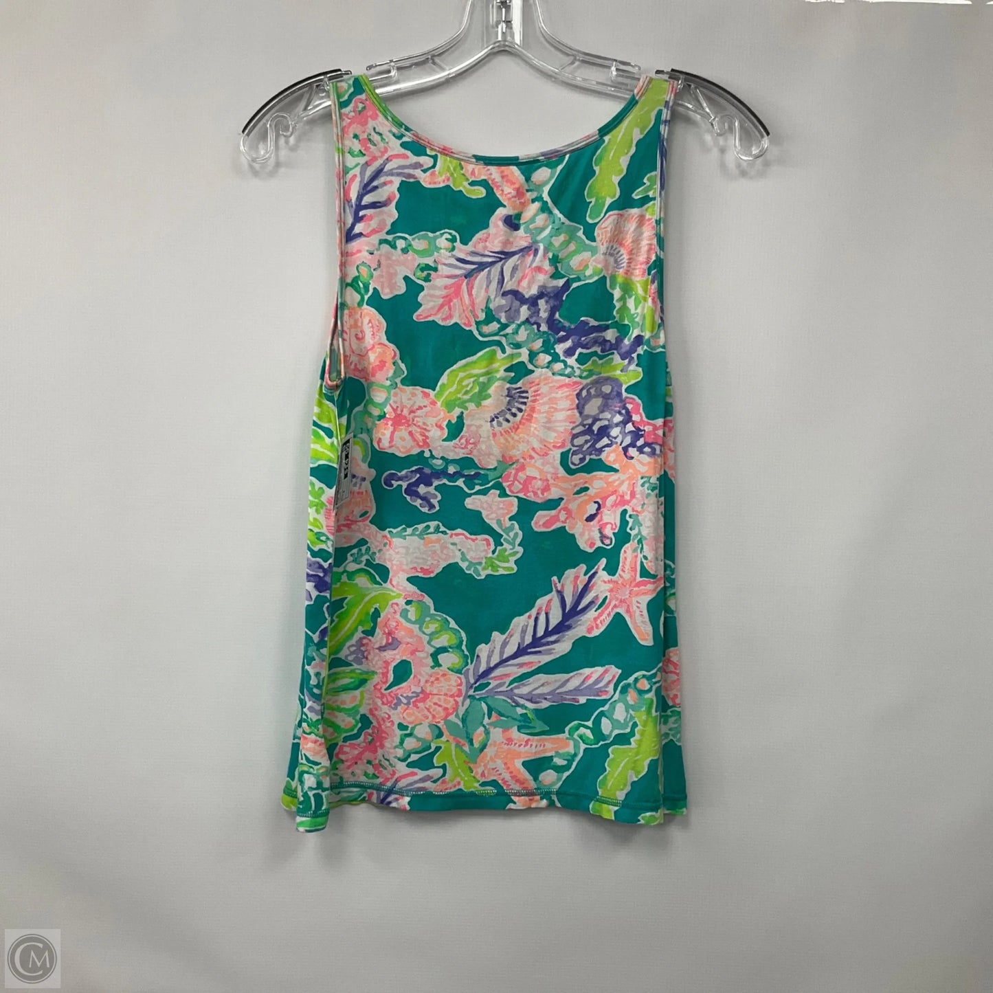 Top Sleeveless Designer By Lilly Pulitzer In Floral Print, Size: S