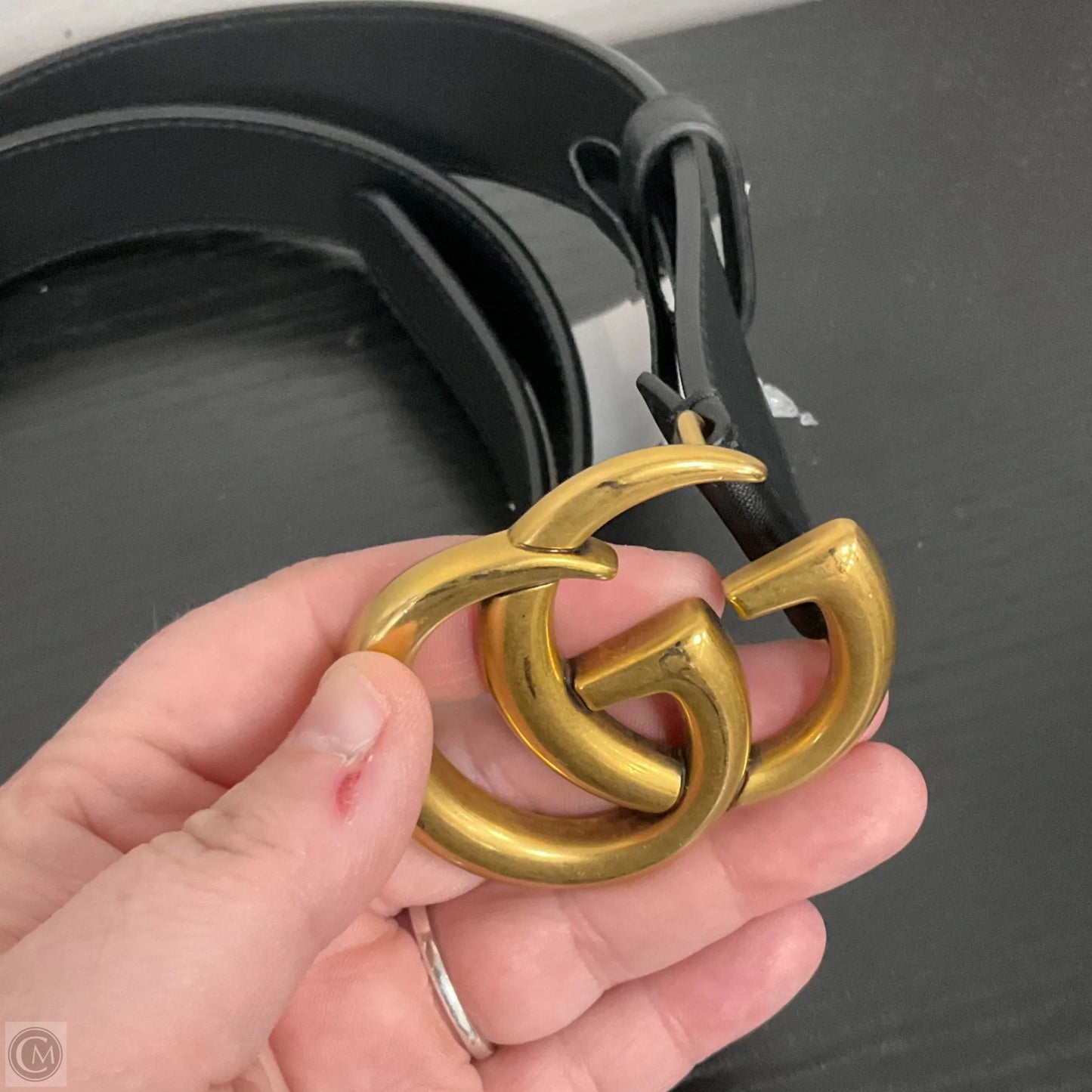 Belt Luxury Designer By Gucci, Size 90/38/10