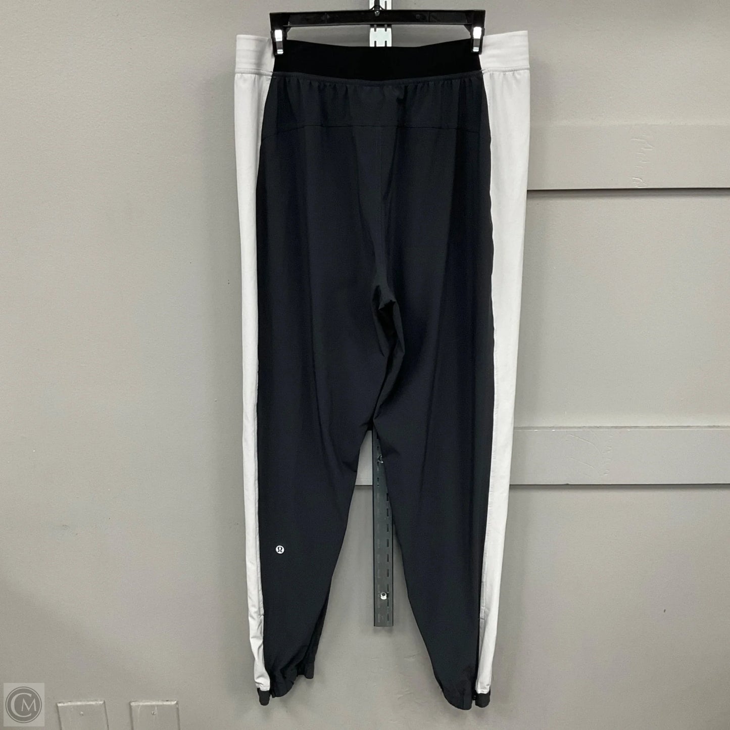 Athletic Pants By Lululemon In Black & White, Size: 12