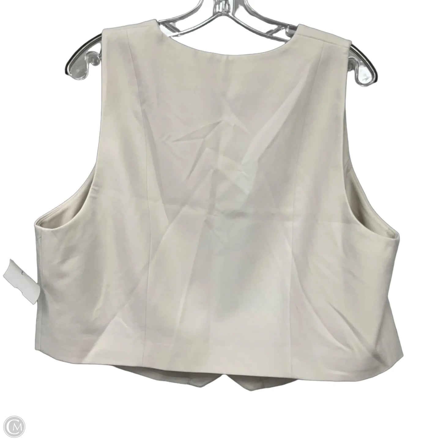 Vest Other By H&m In Cream, Size: Xl
