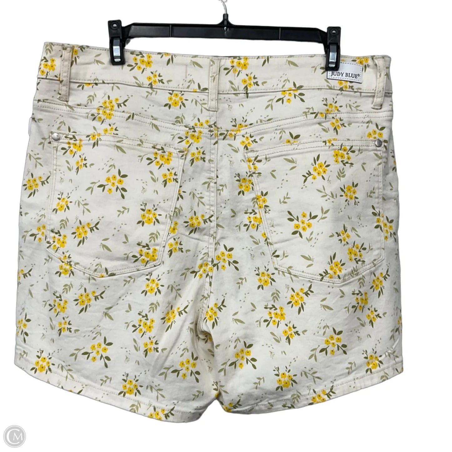 Shorts By Judy Blue In Floral Print, Size: 1x