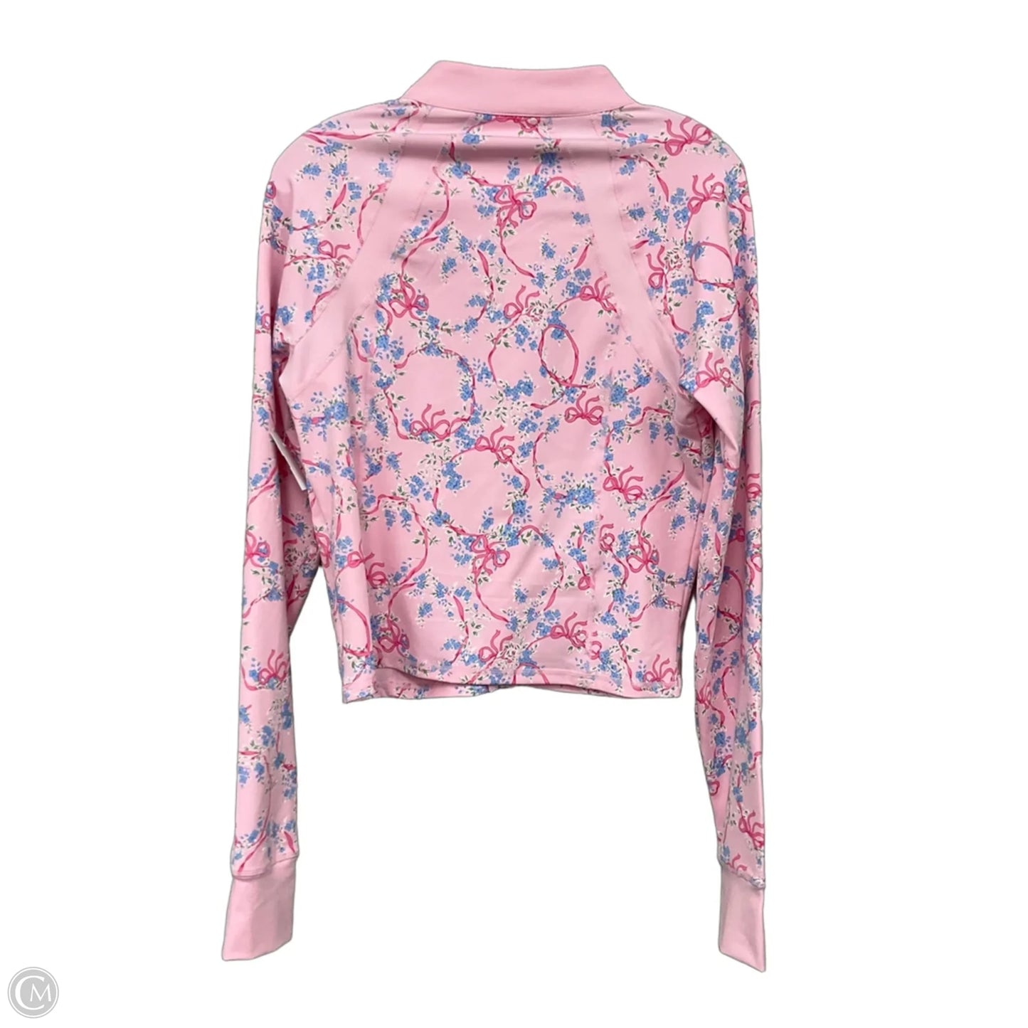 Athletic Jacket By Cmc In Pink, Size: L