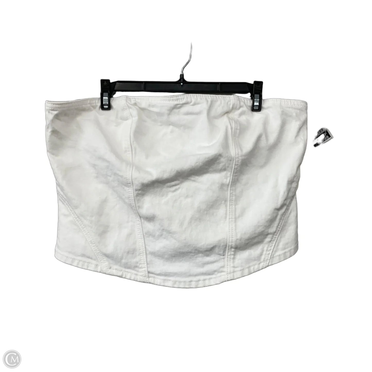 Top Sleeveless By Universal Thread In White Denim, Size: 16