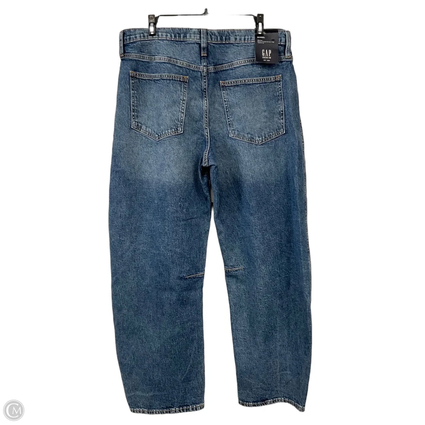 Jeans Wide Leg By Gap In Blue Denim, Size: 12l
