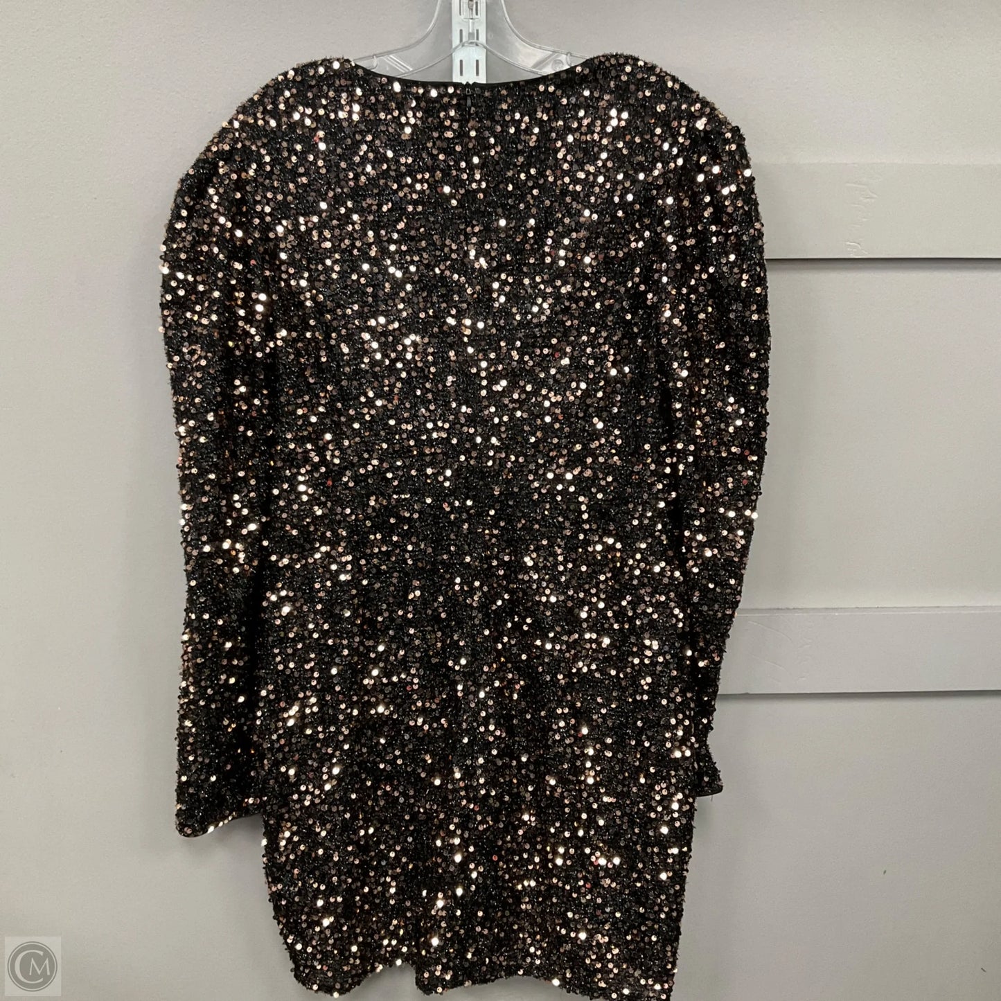 Dress Party Short By Clothes Mentor In Gold, Size: Xxl