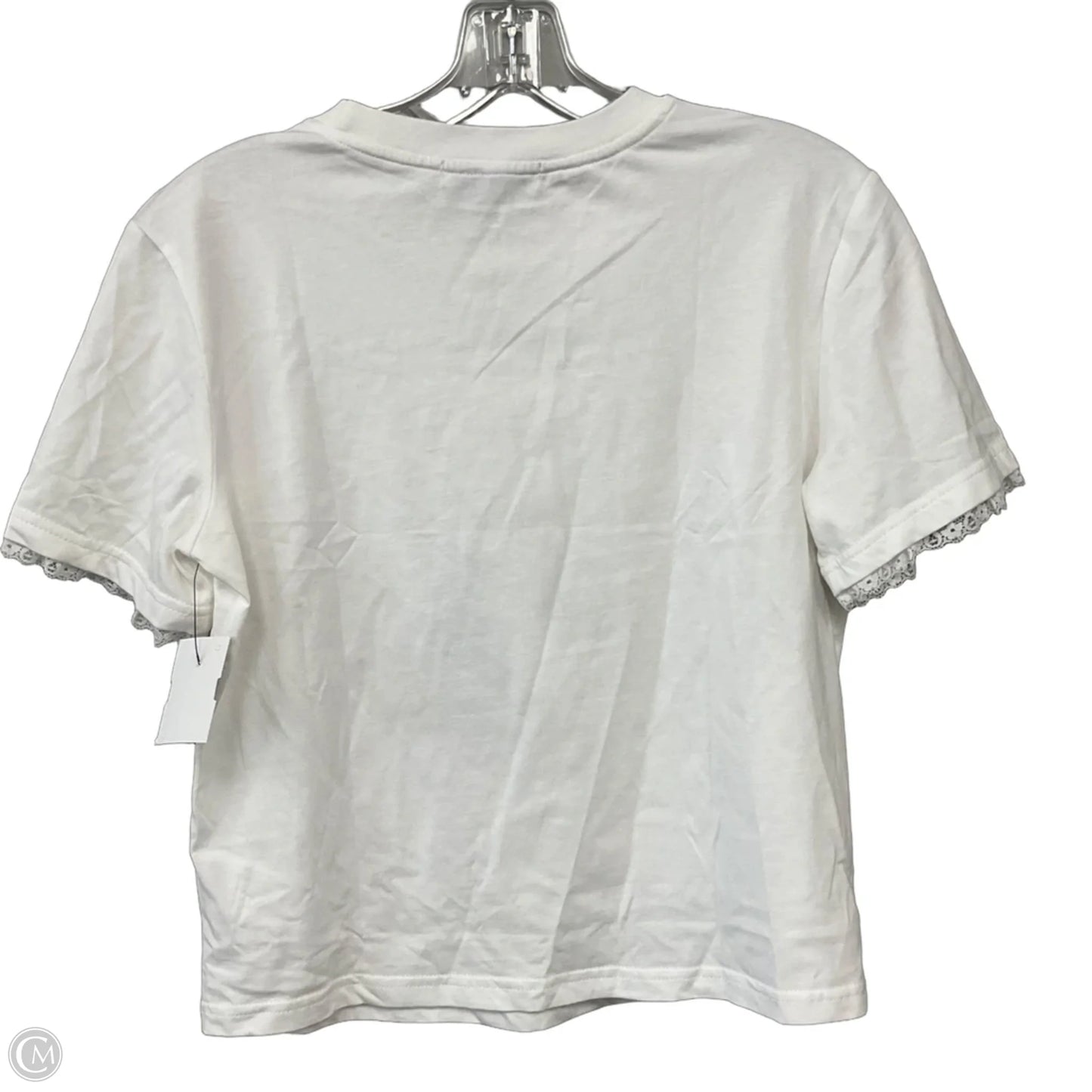 Top Short Sleeve By Cmc In White, Size: Xl