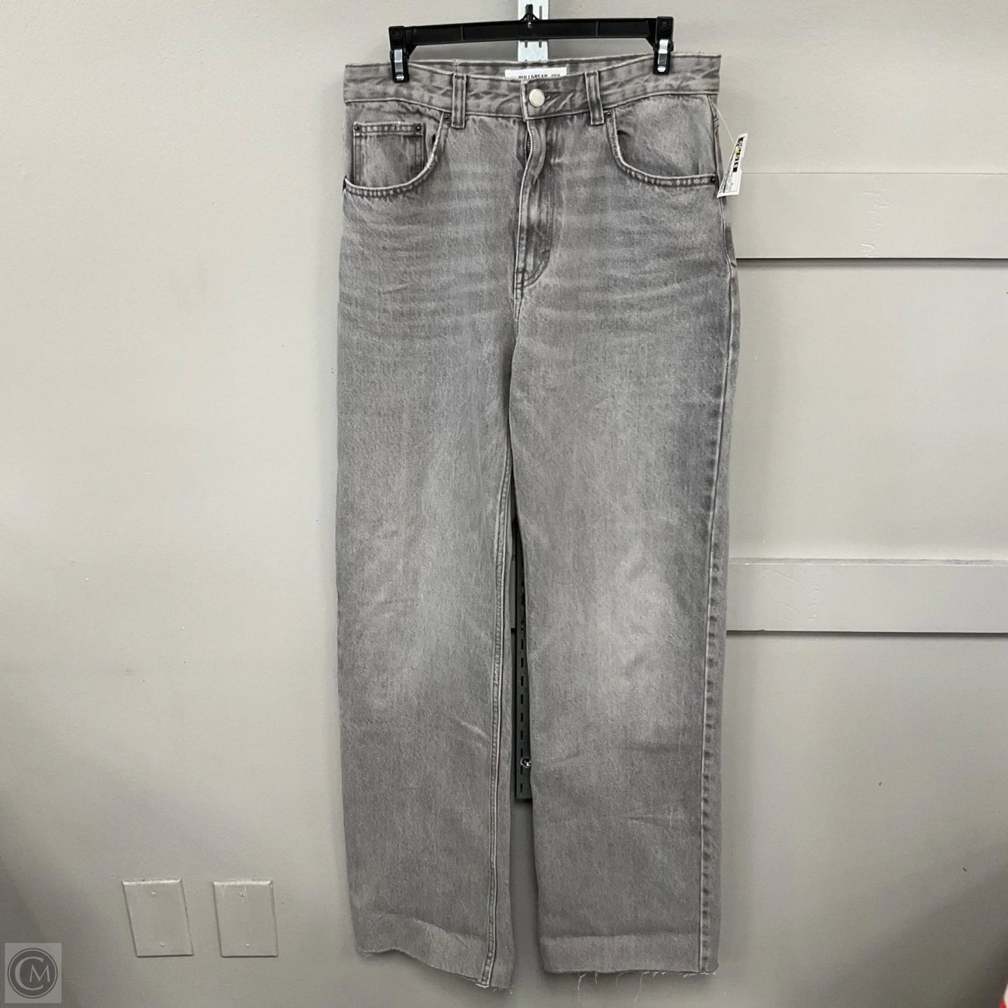 Jeans Straight By Clothes Mentor In Grey Denim, Size: 6