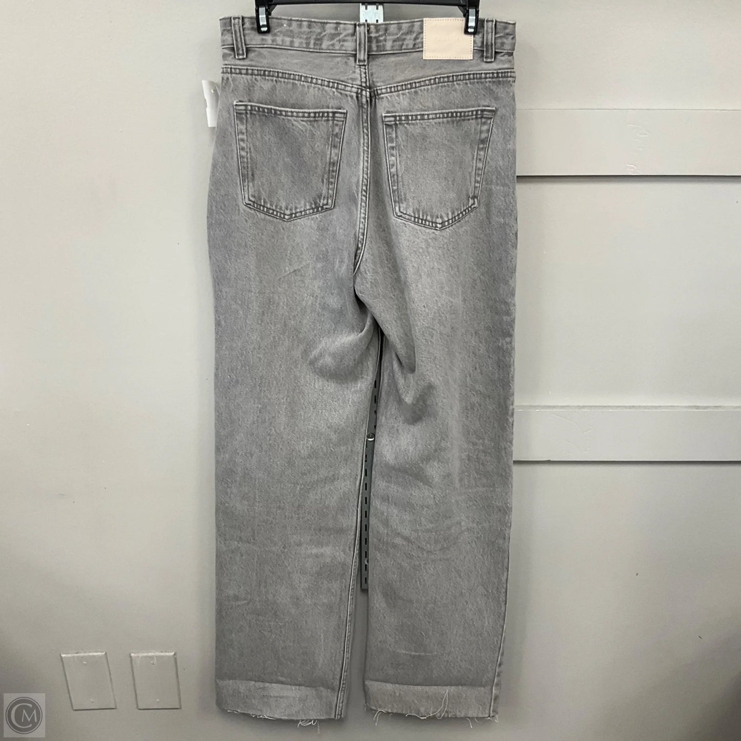 Jeans Straight By Clothes Mentor In Grey Denim, Size: 6