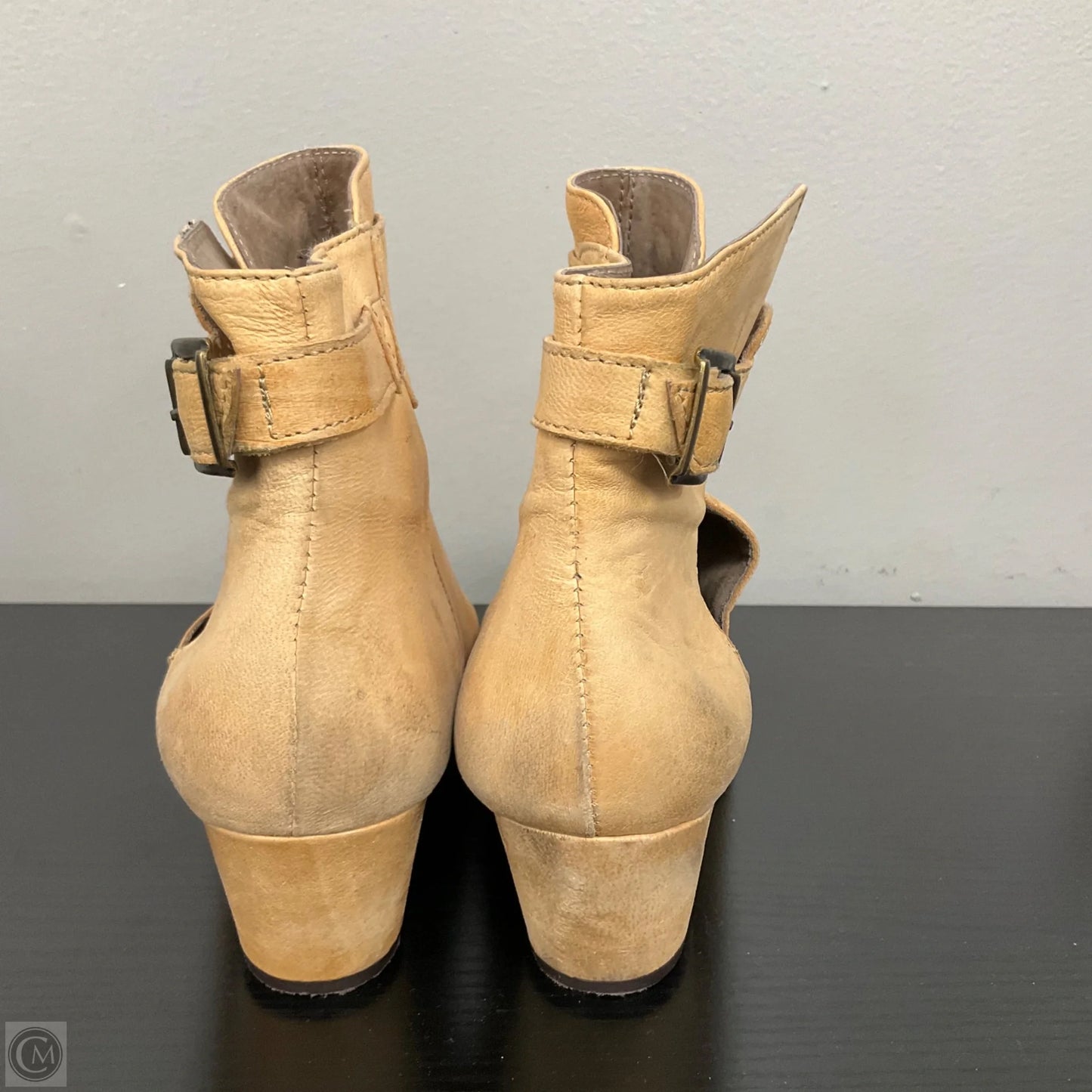 Boots Ankle Heels By Free People In Tan, Size: 9