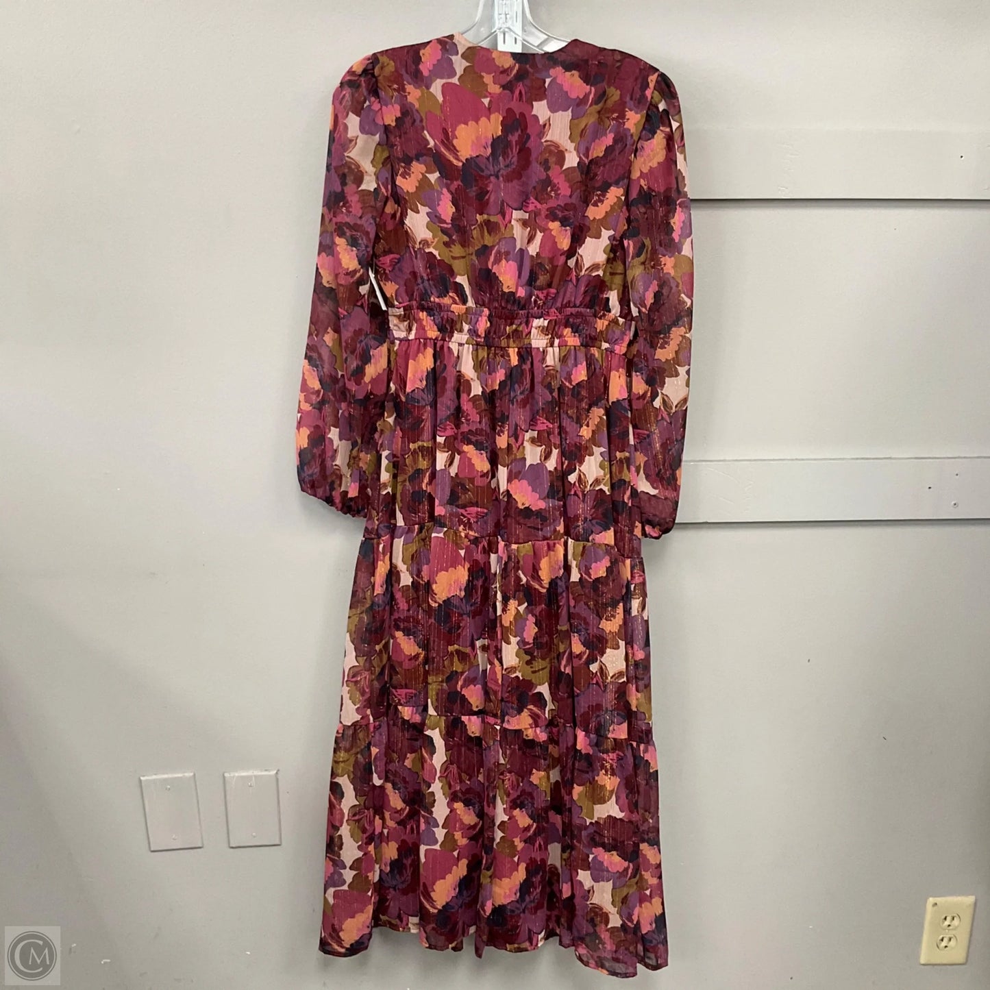 Dress Casual Maxi By Sofia By Sofia Vergara In Maroon, Size: M