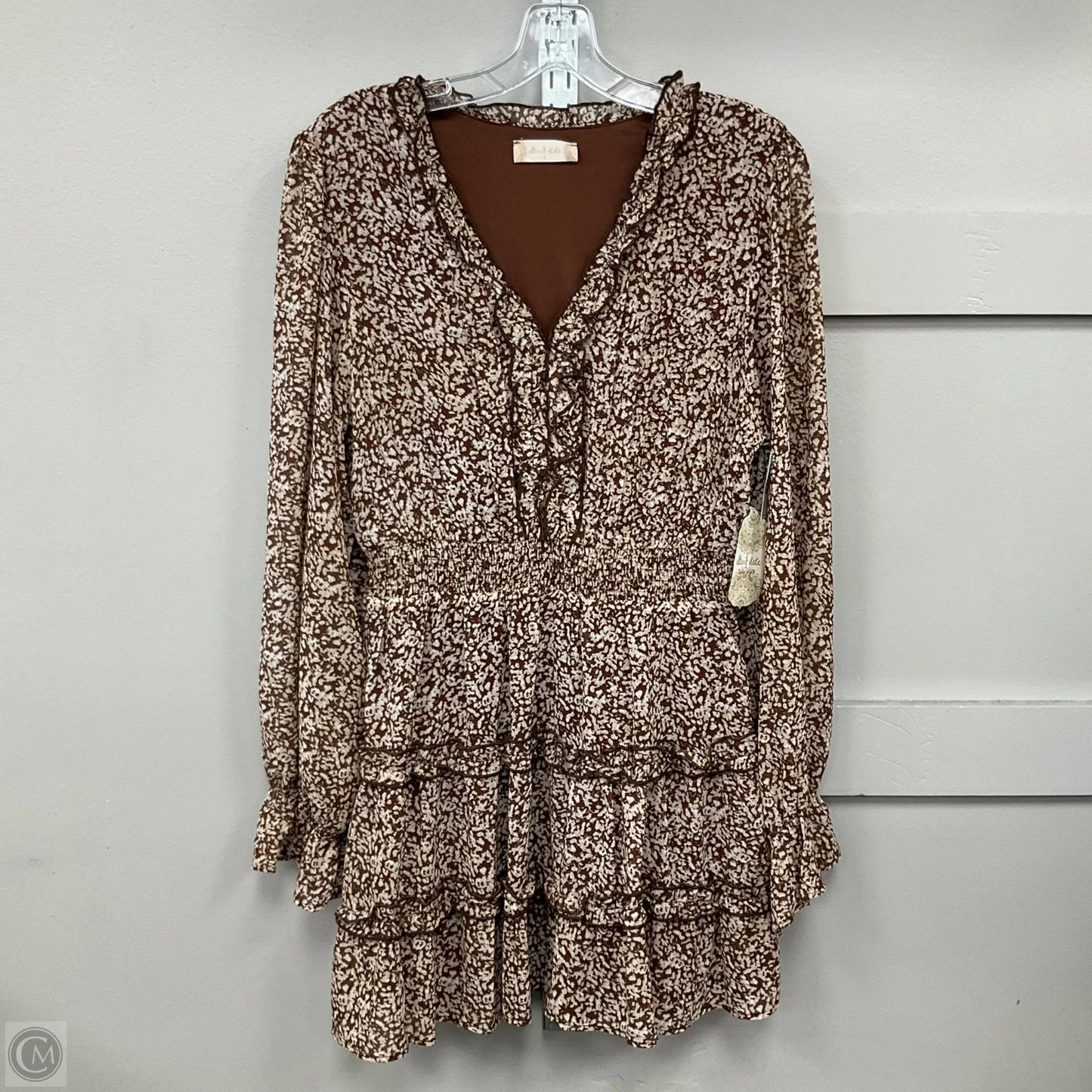Dress Casual Short By Altard State In Brown, Size: L