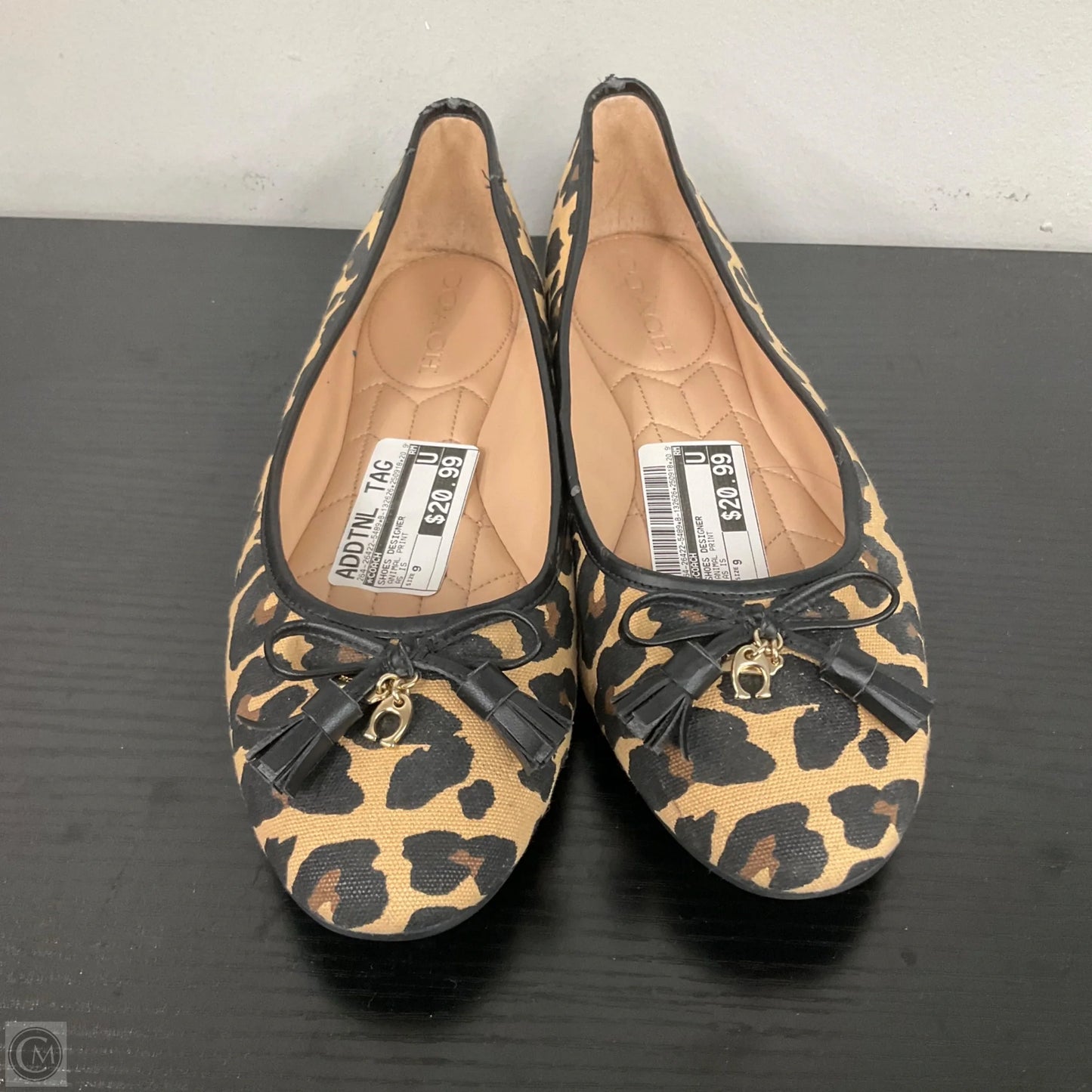Shoes Designer By Coach In Animal Print, Size: 9