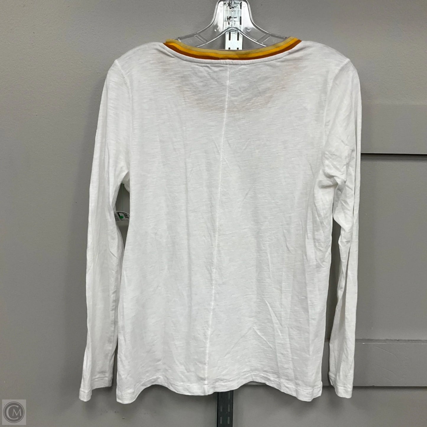 Top Long Sleeve Basic By Madewell In White, Size: M