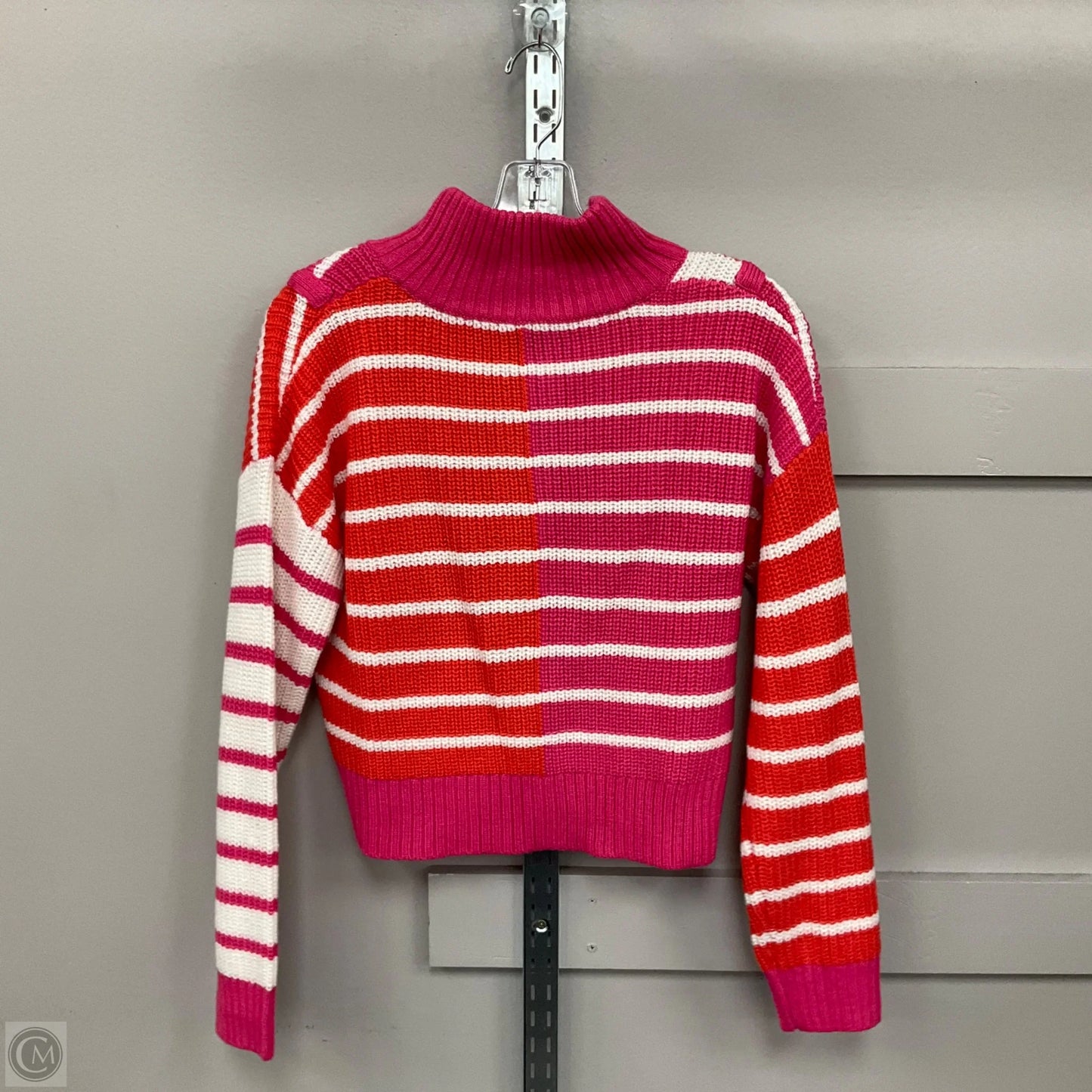Sweater By Cmf In Orange & Pink, Size: S