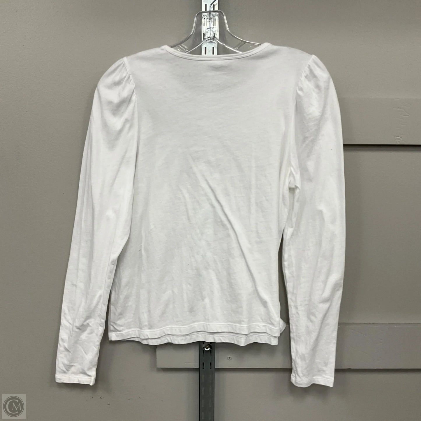 Top Long Sleeve Basic By Old Navy In White, Size: S