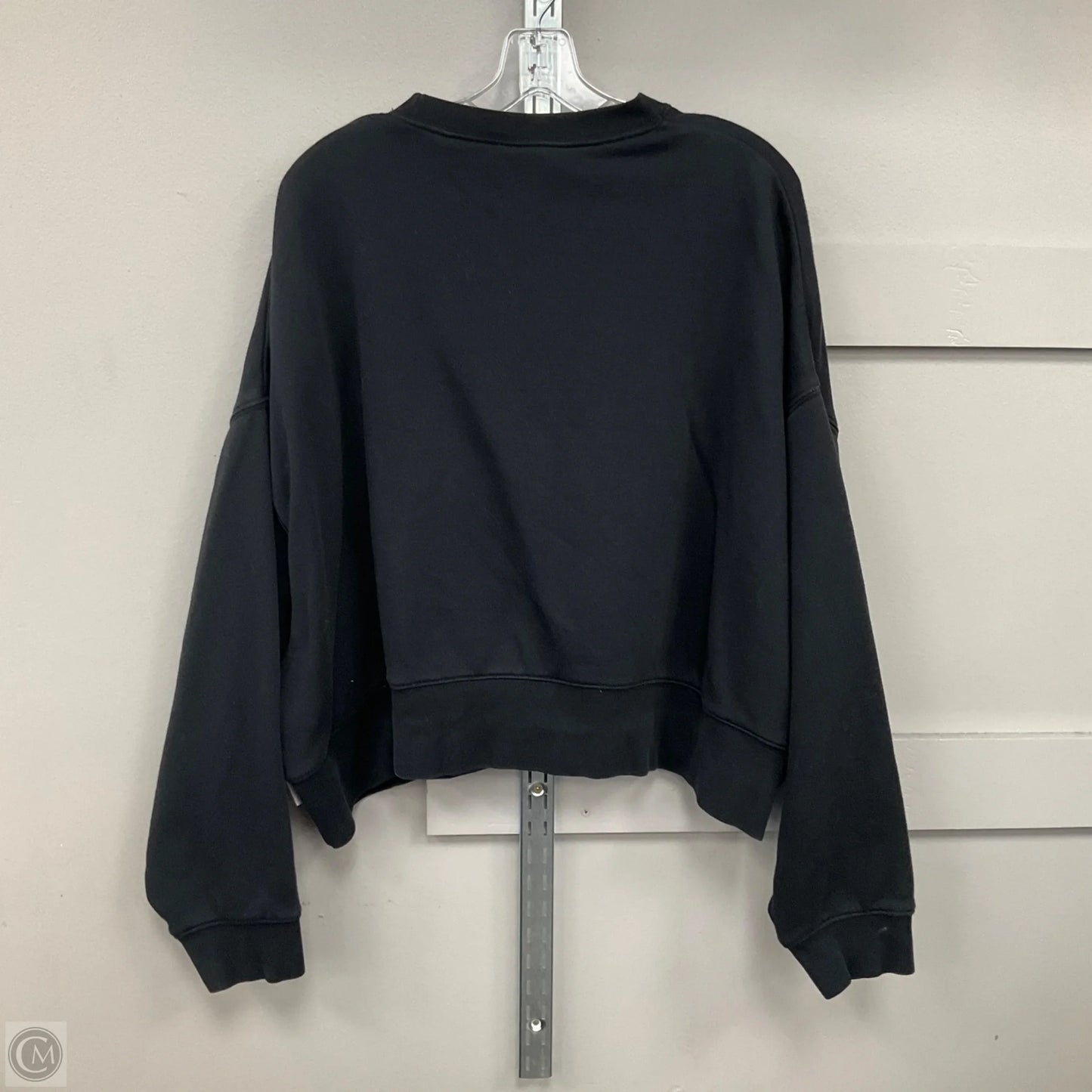 Sweatshirt Crewneck By Nike Apparel In Black, Size: L