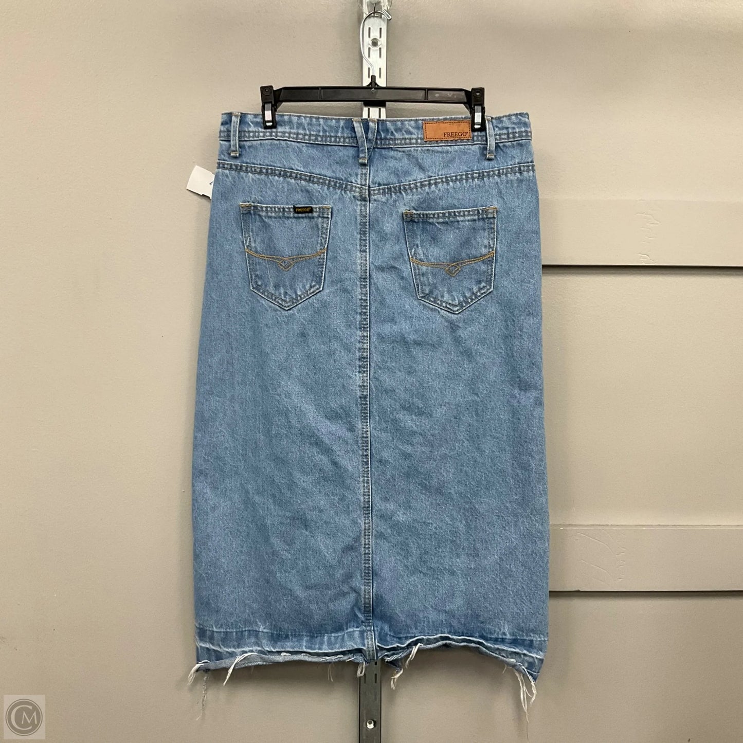 Skirt Maxi By Clothes Mentor In Blue Denim, Size: 8