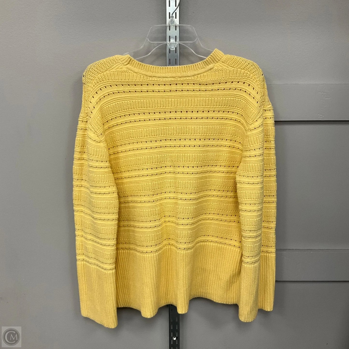 Sweater By Gap In Yellow, Size: M