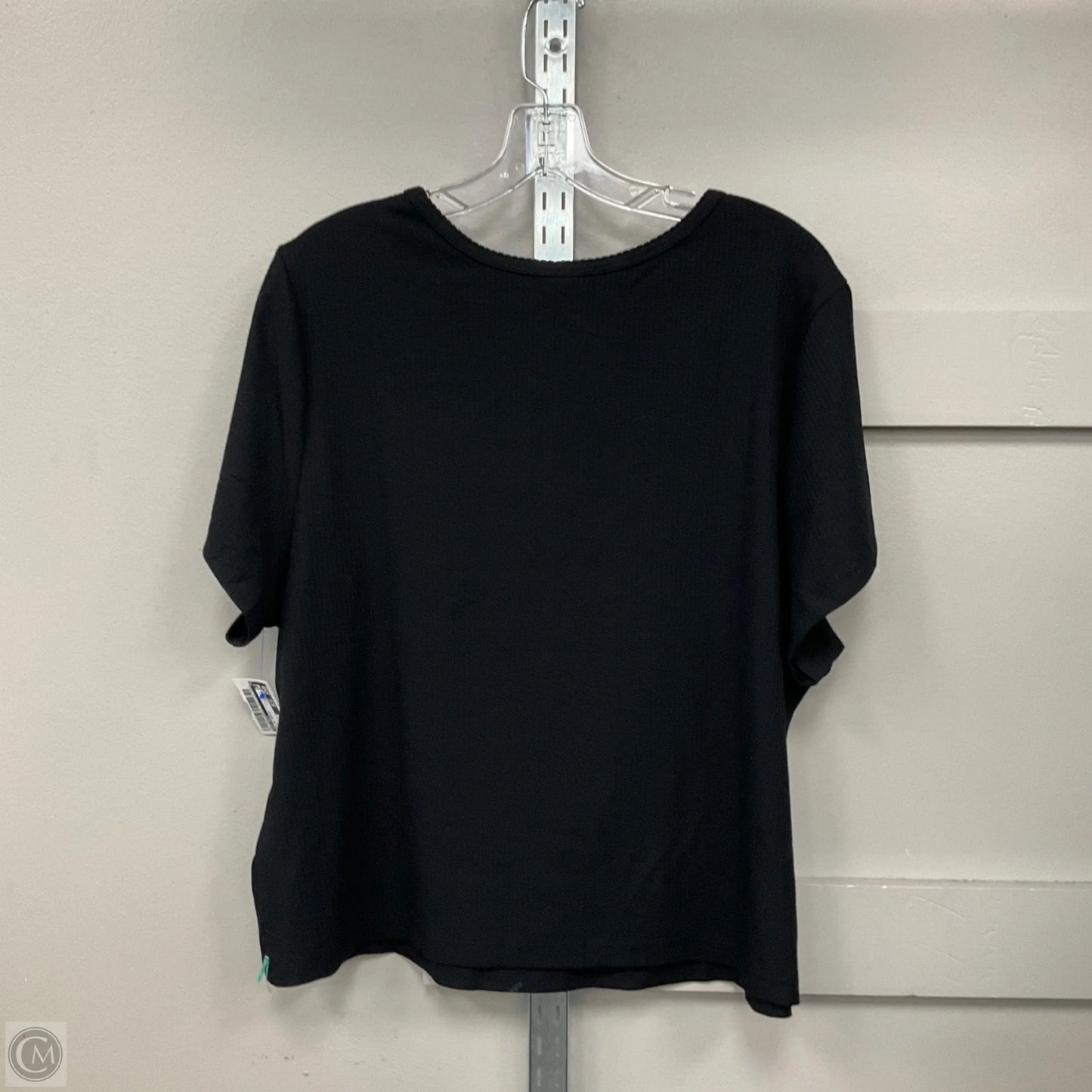 Top Short Sleeve Basic By Old Navy In Black, Size: 3x
