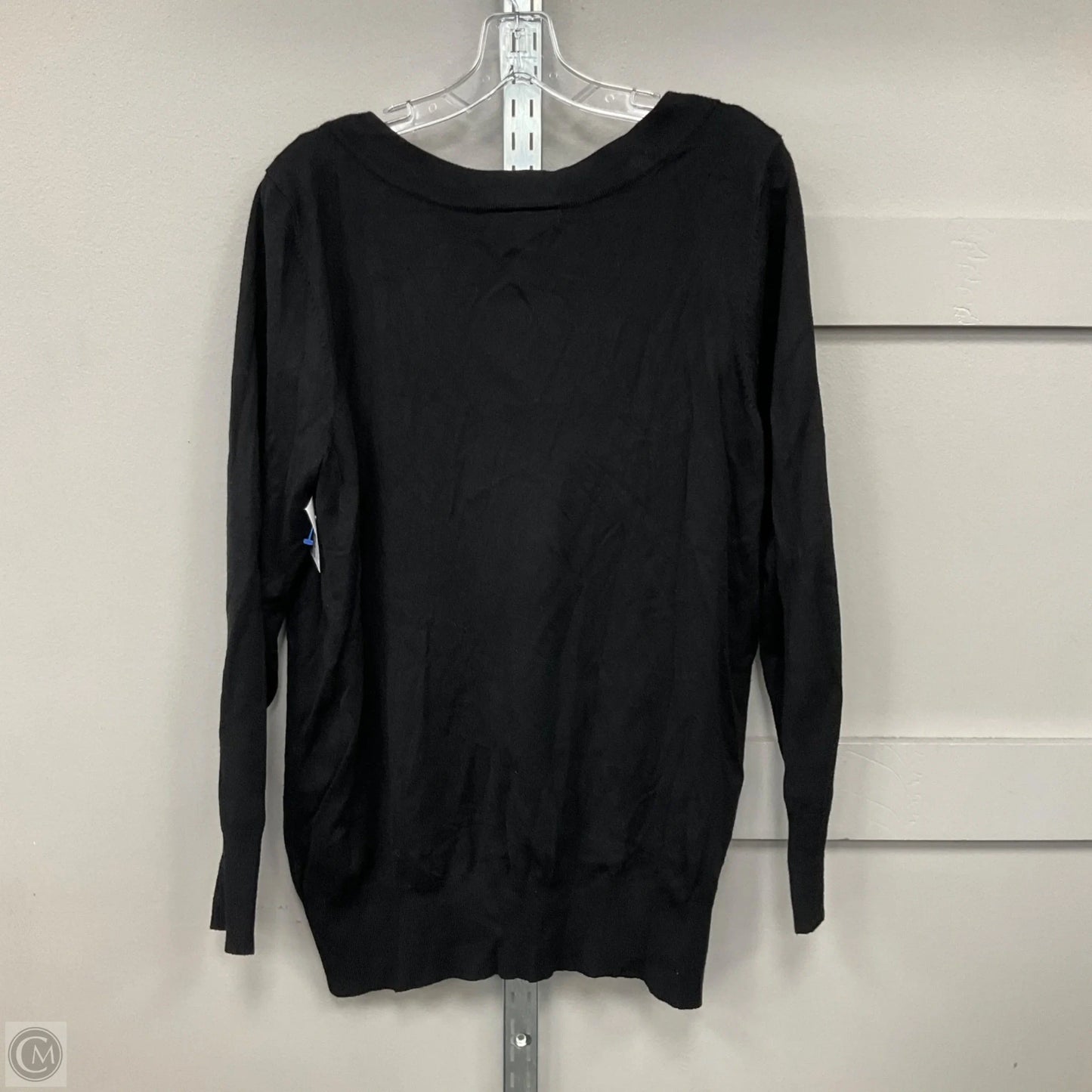 Top Long Sleeve By Lane Bryant In Black, Size: 18