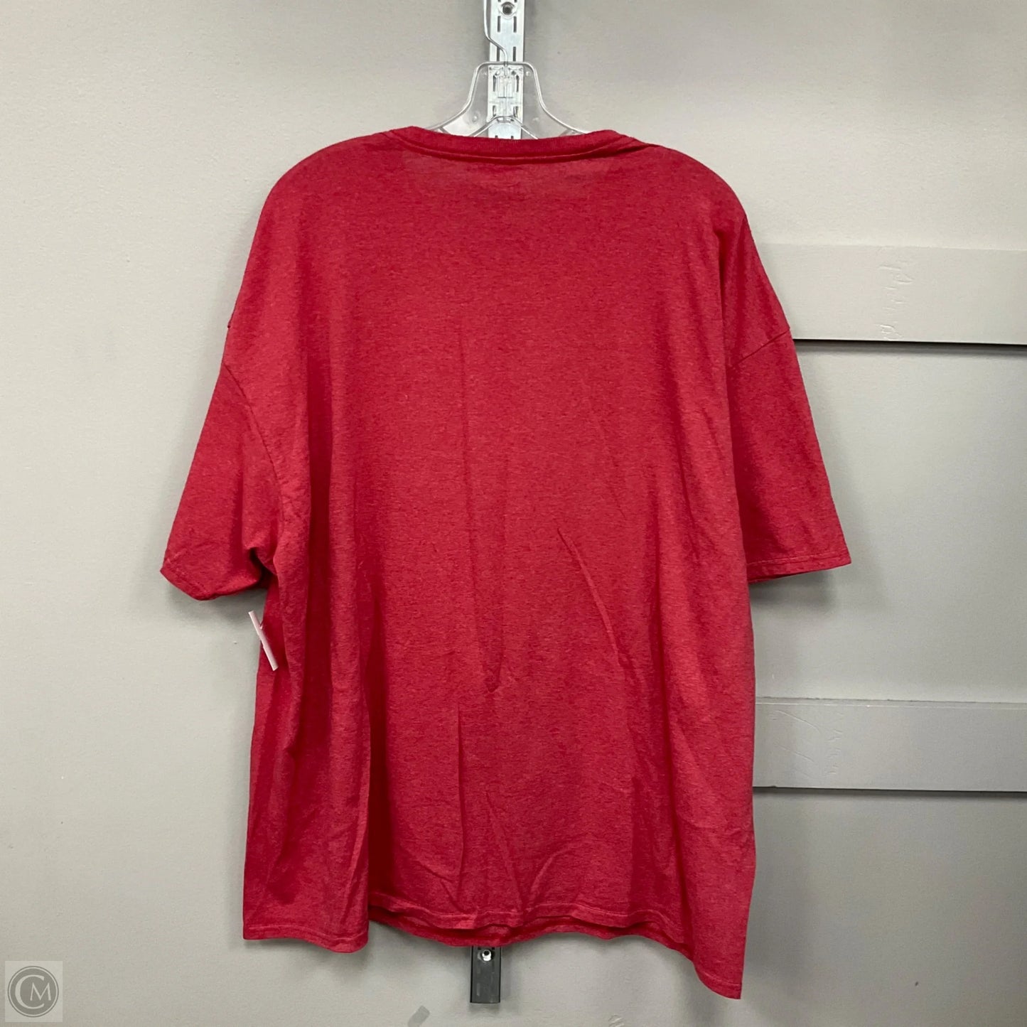 Top Short Sleeve By Disney In Red, Size: 3x