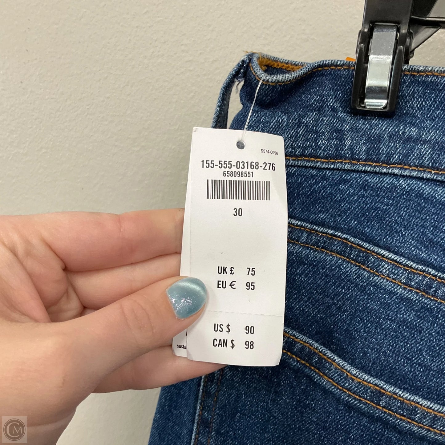 Jeans Straight By Abercrombie And Fitch In Blue Denim, Size: 10