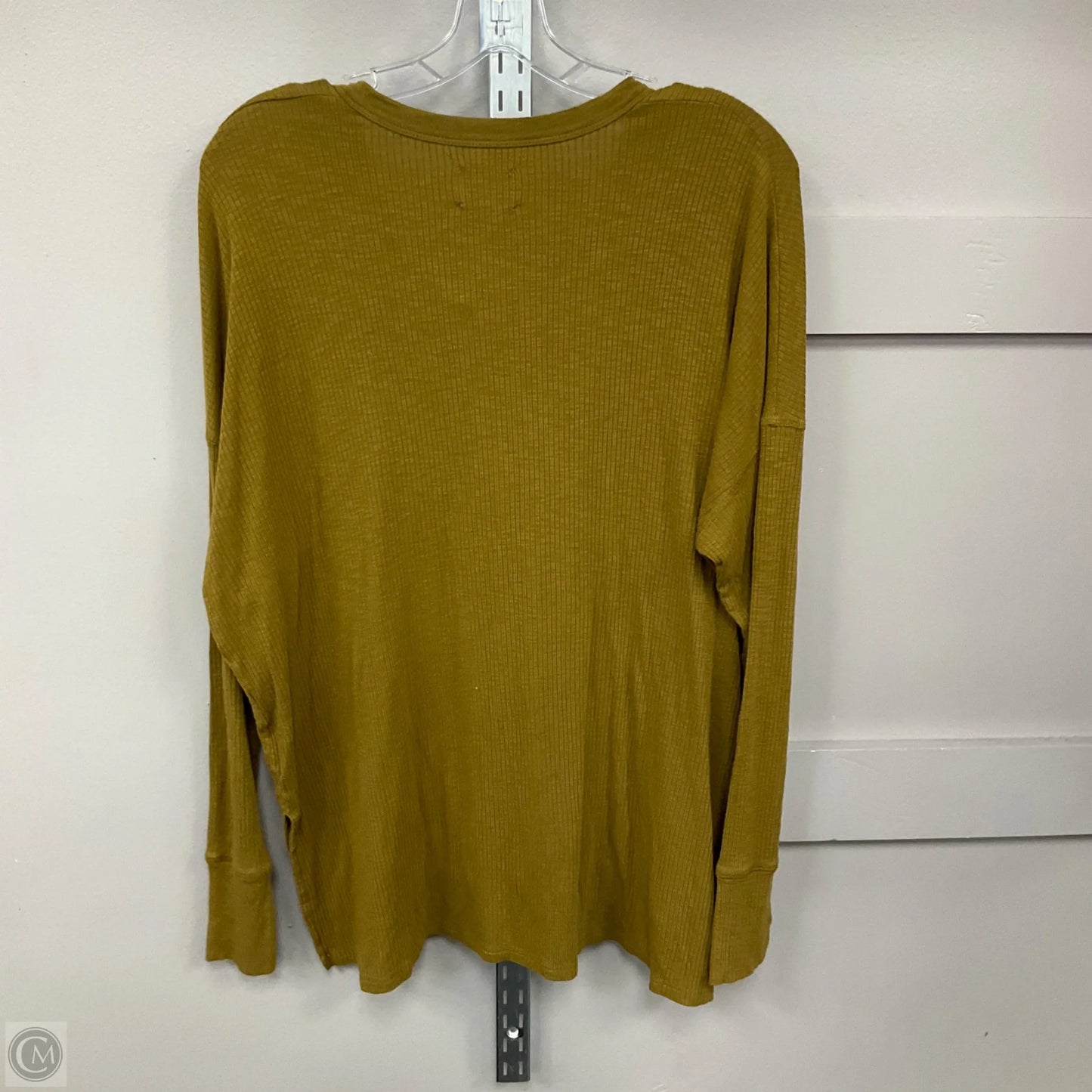Top Long Sleeve By Aerie In Green, Size: M