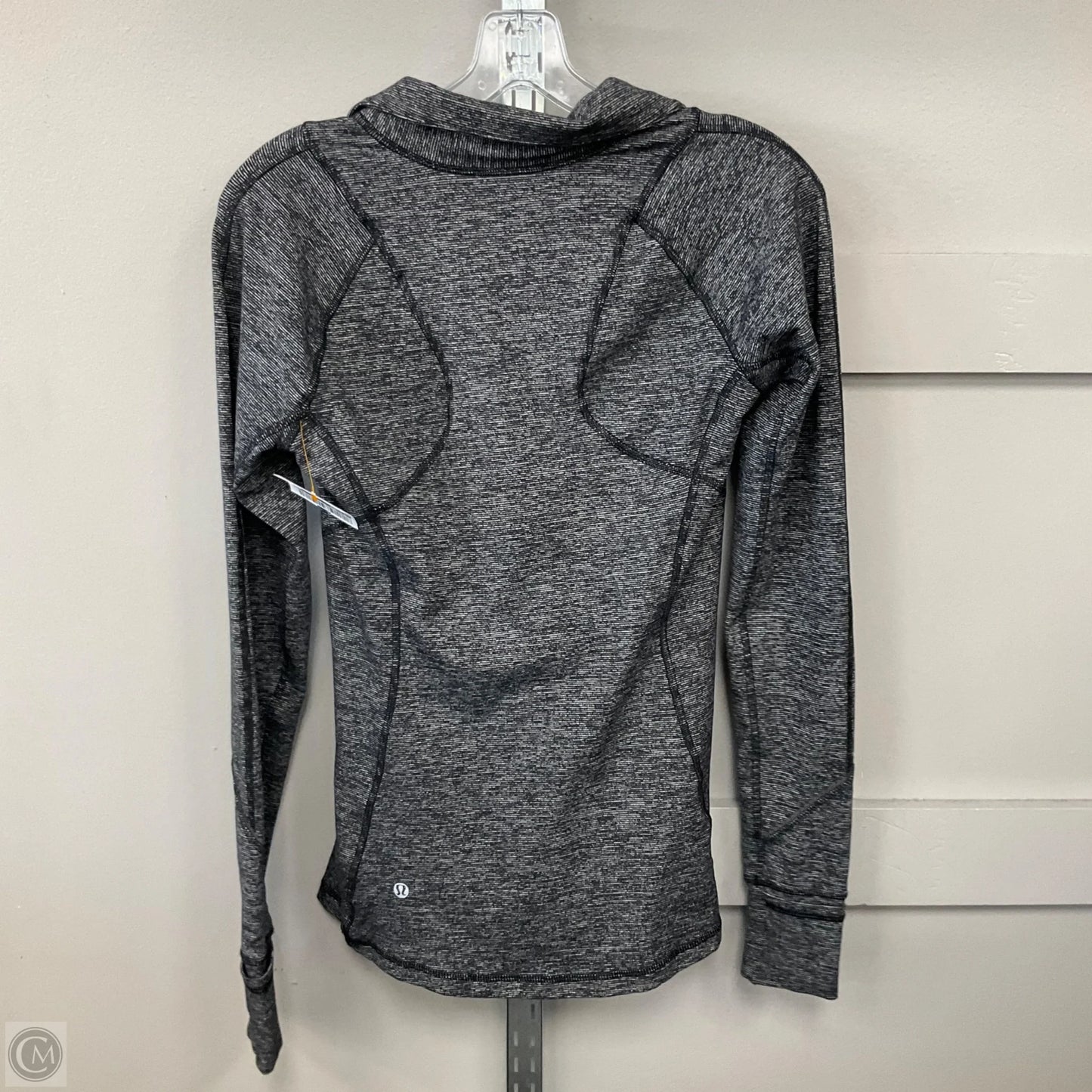 Athletic Sweatshirt Collar By Lululemon In Grey, Size: 6