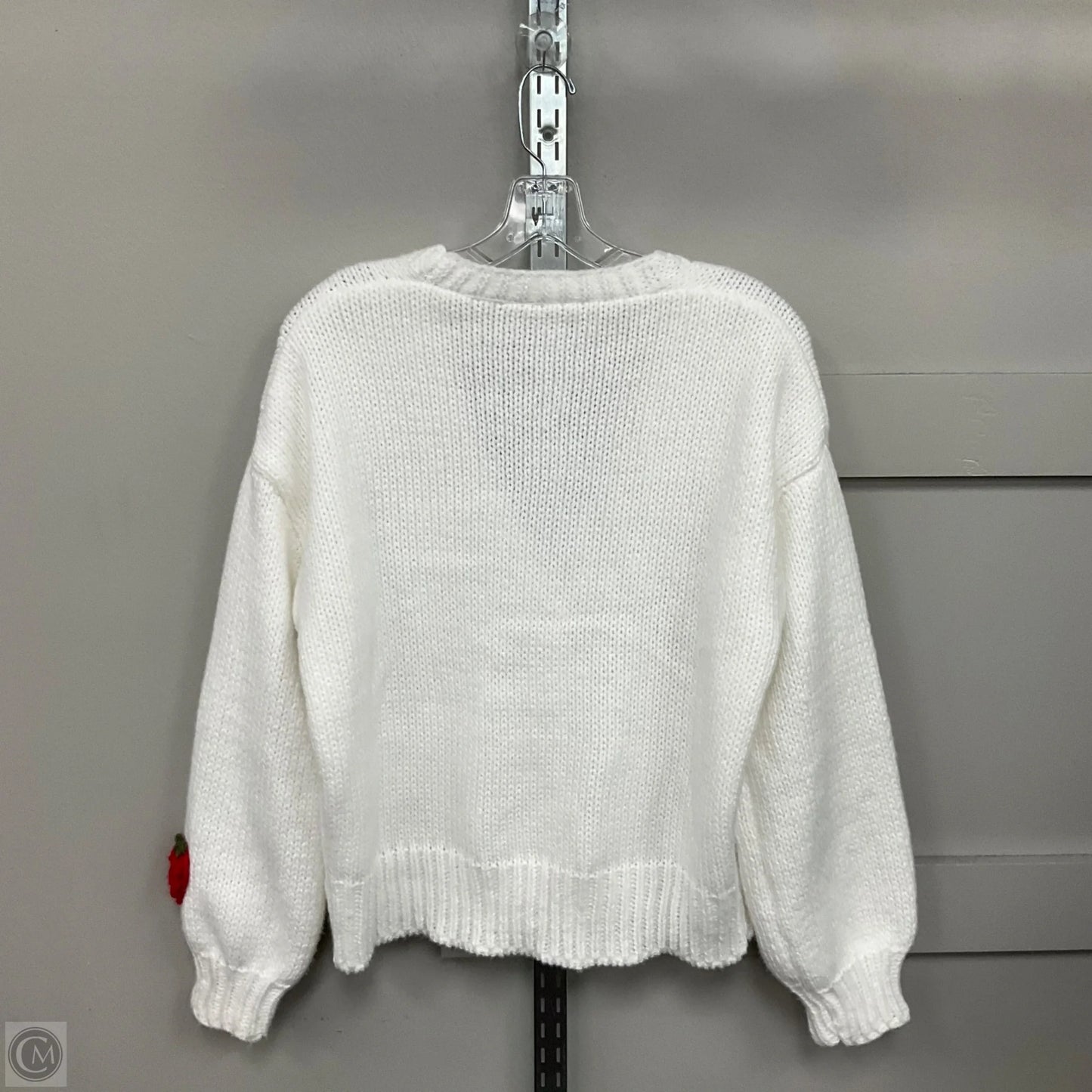Cardigan By Clothes Mentor In White, Size: S