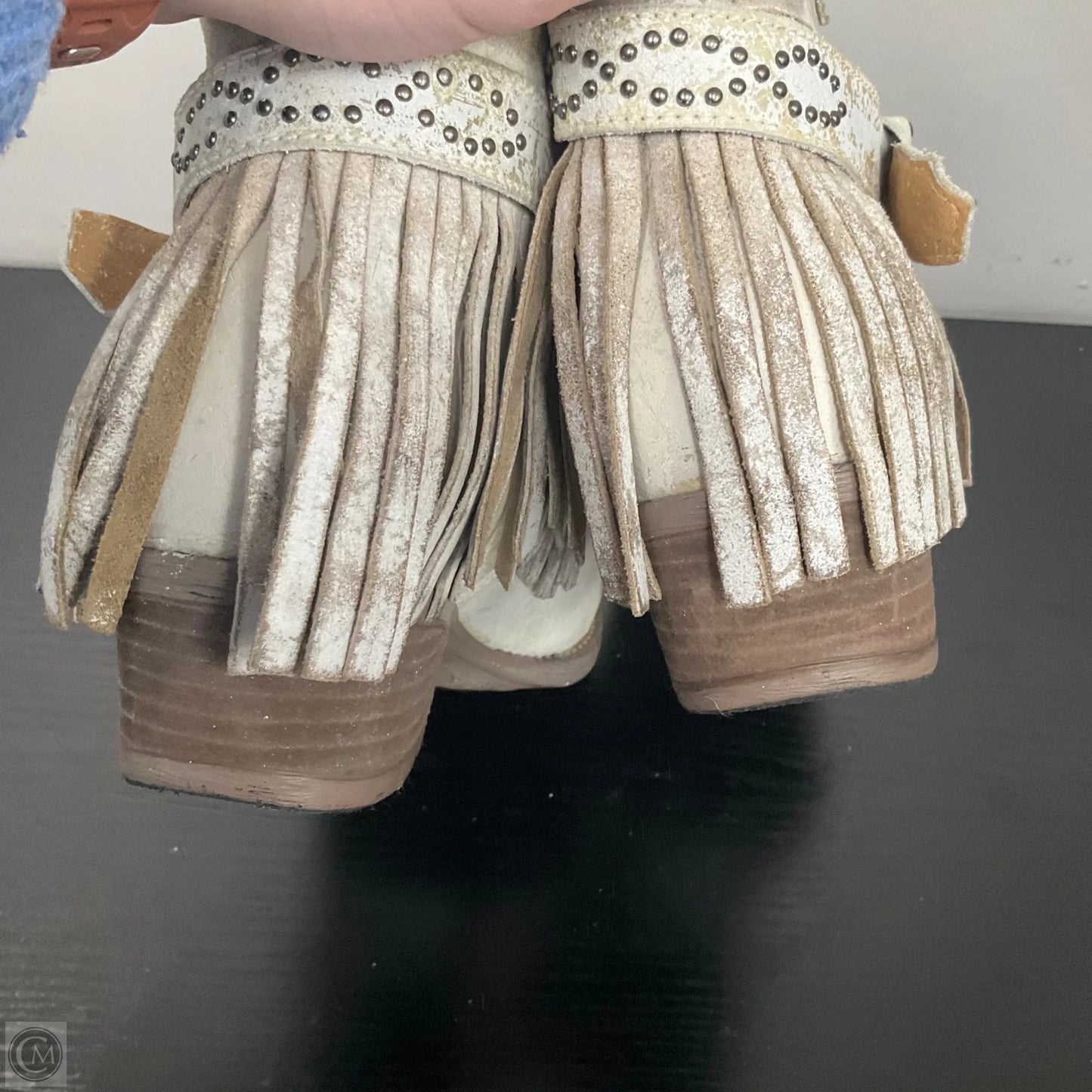 Boots Western By Clothes Mentor In White, Size: 8.5