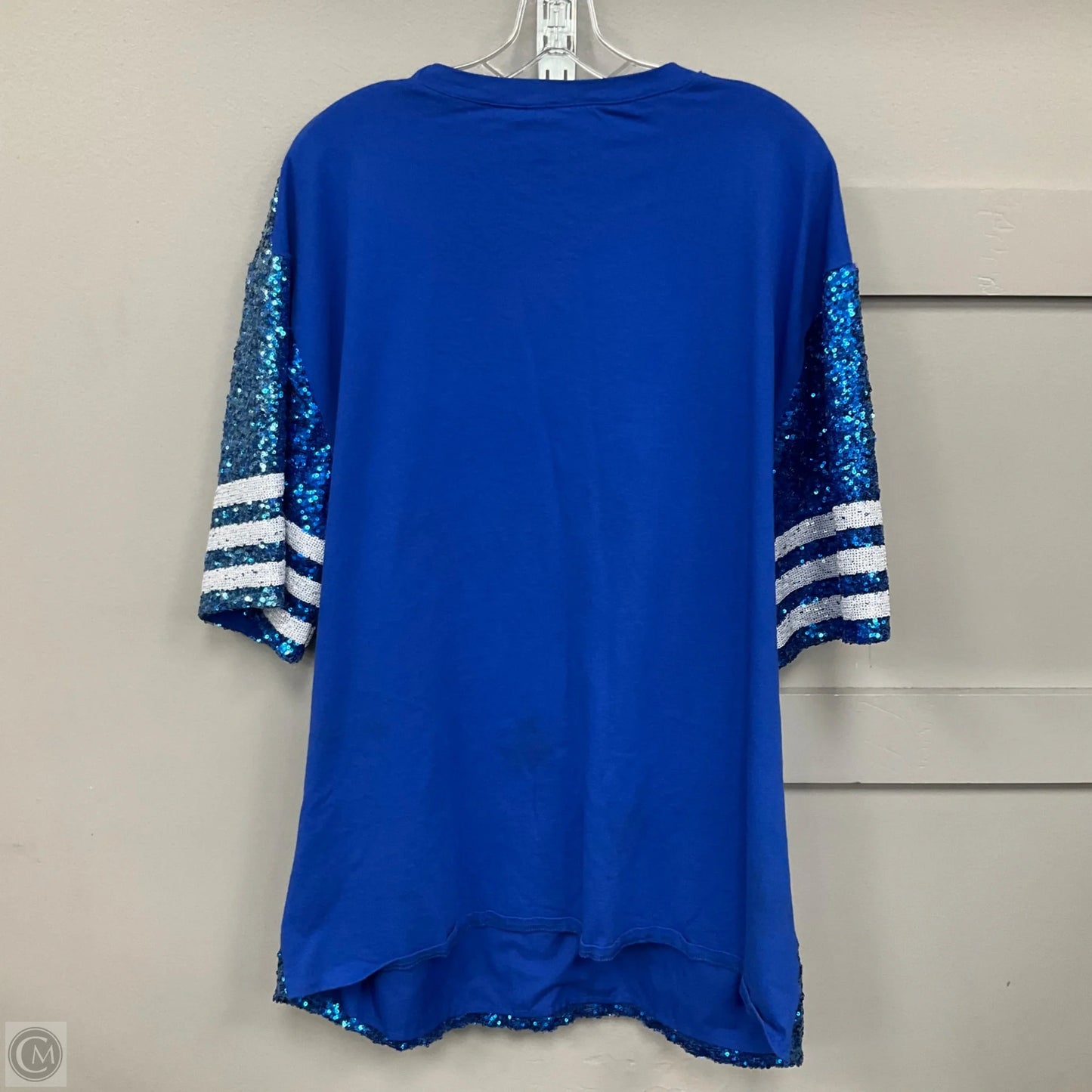 Top Short Sleeve By Fantastic Fawn In Blue, Size: M