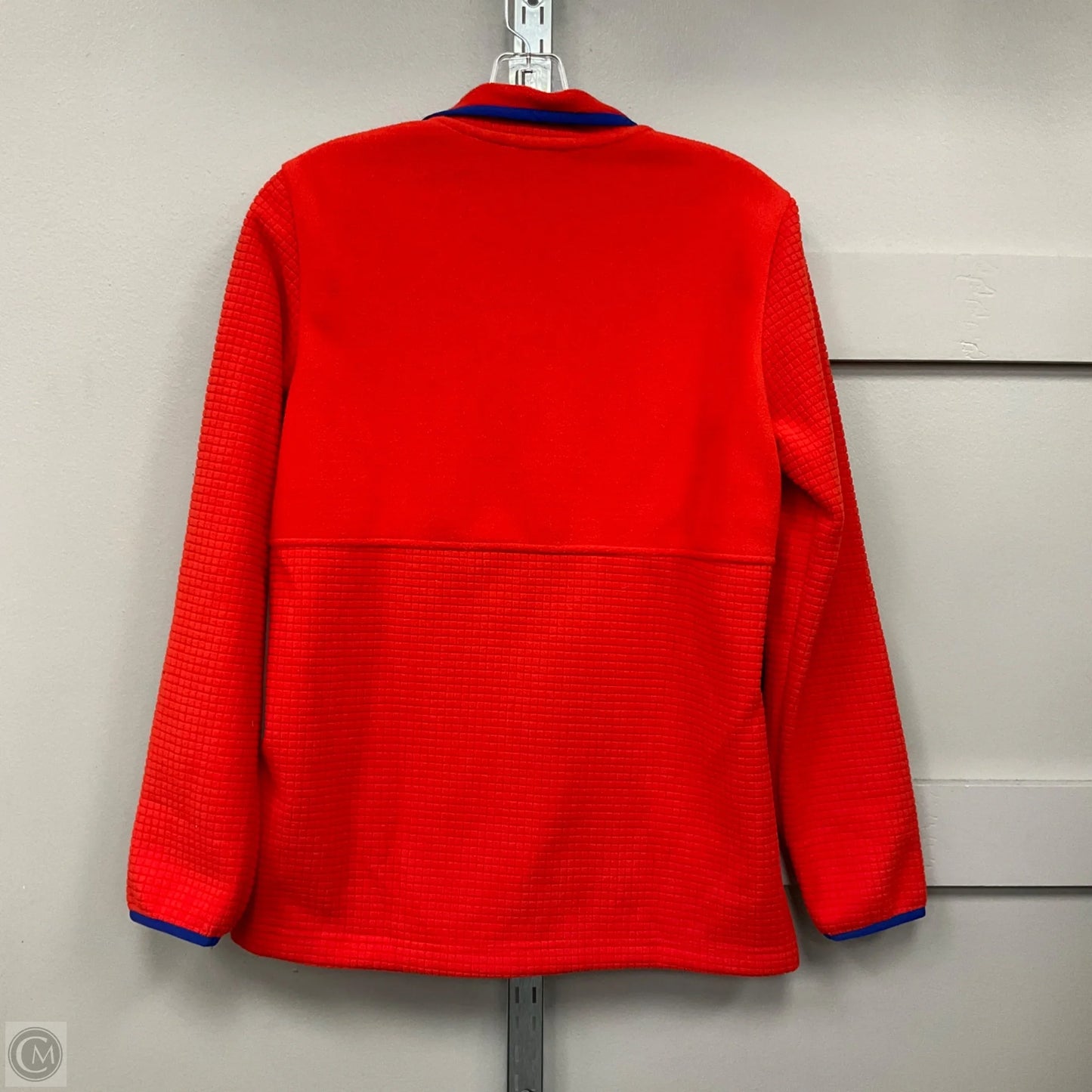 Jacket Fleece By Lands End In Orange, Size: S