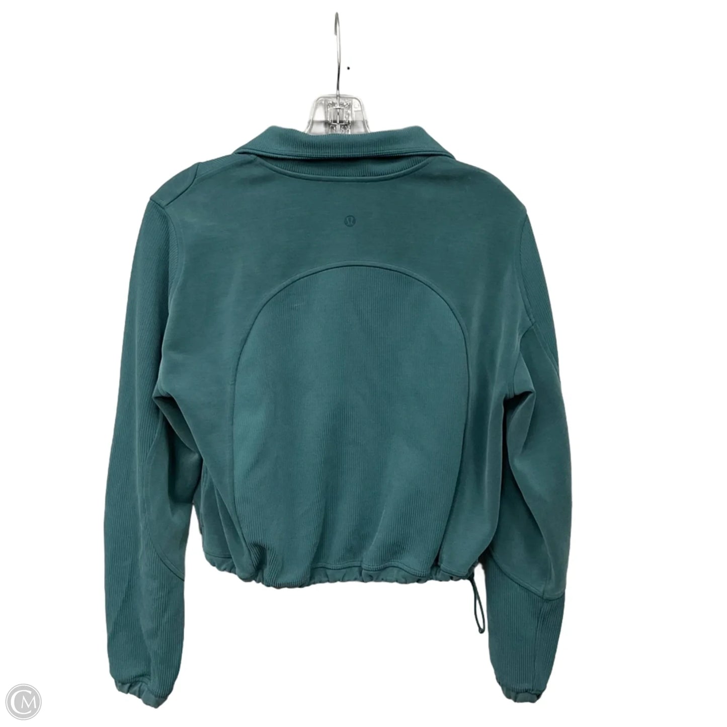 Athletic Sweatshirt Collar By Lululemon In Green, Size: 4