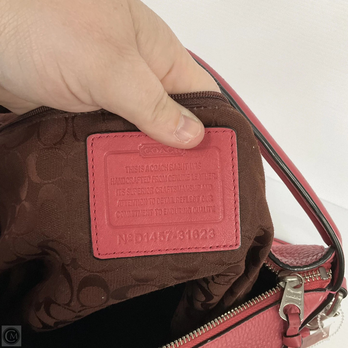Crossbody Designer By Coach, Size: Large