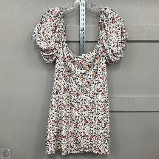Dress Casual Short By Mi Ami In Floral Print, Size: Xl