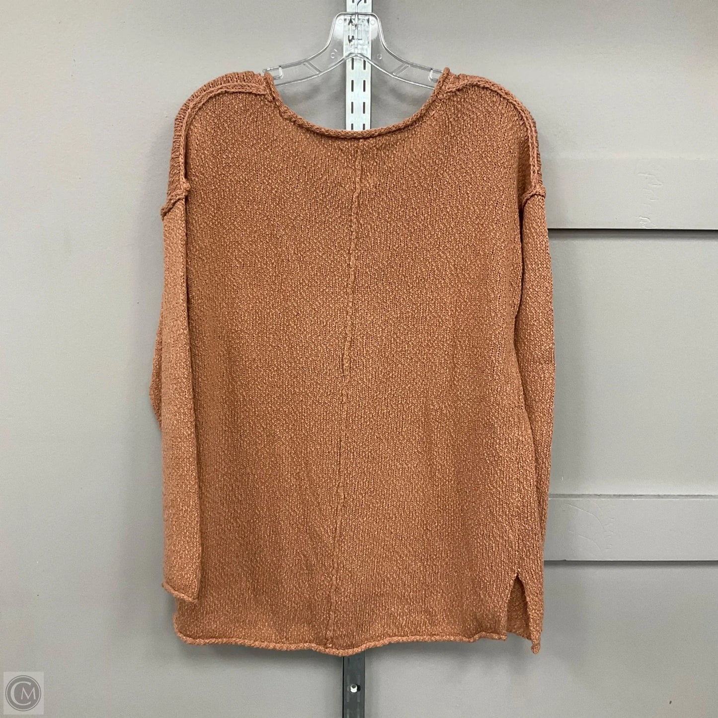 Top Long Sleeve By Aerie In Tan, Size: S