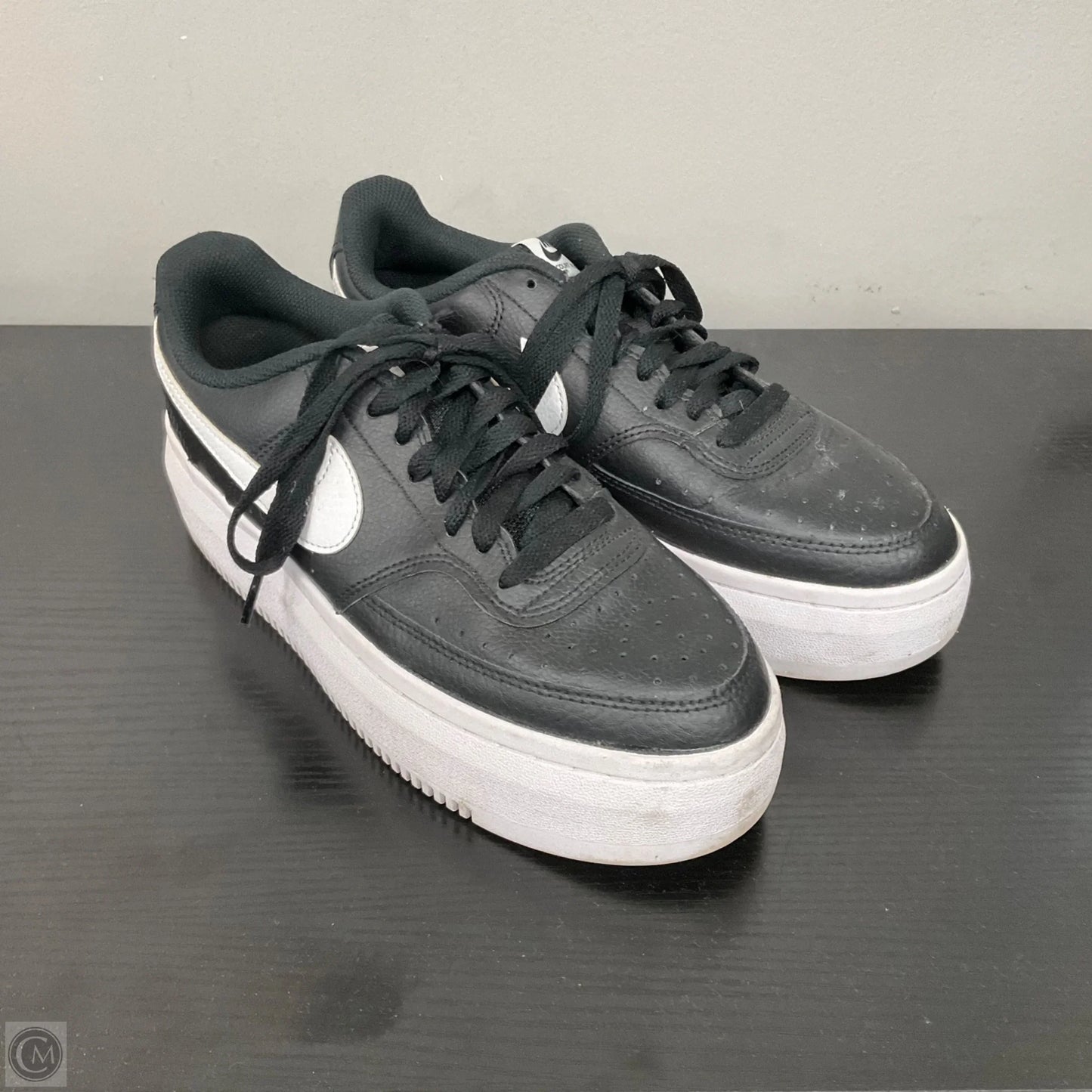 Shoes Sneakers Platform By Nike In Black & White, Size: 9.5