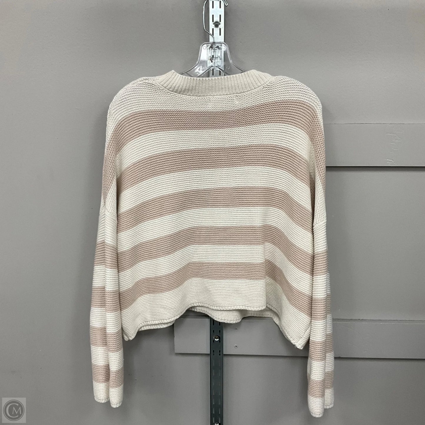 Sweater By Sincerely Jules In Cream & Tan, Size: L