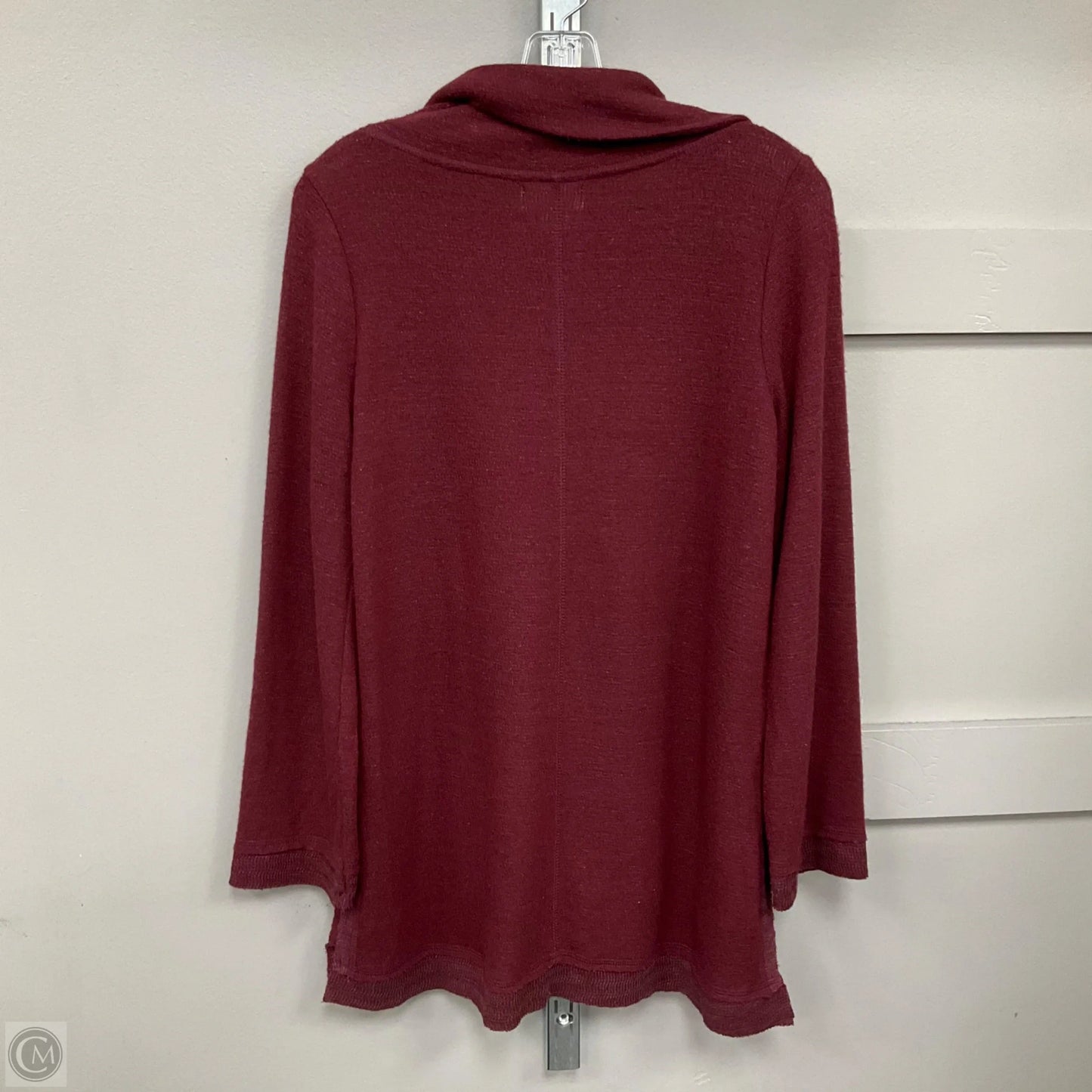 Tunic Long Sleeve By Anthropologie In Maroon, Size: S