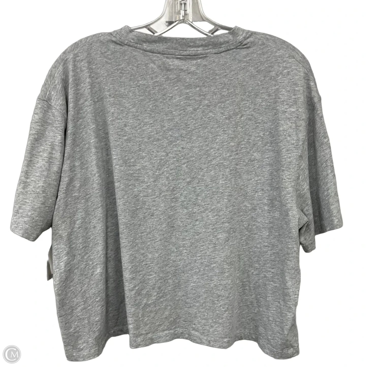 Top Short Sleeve Basic By Fabletics In Grey, Size: Xl