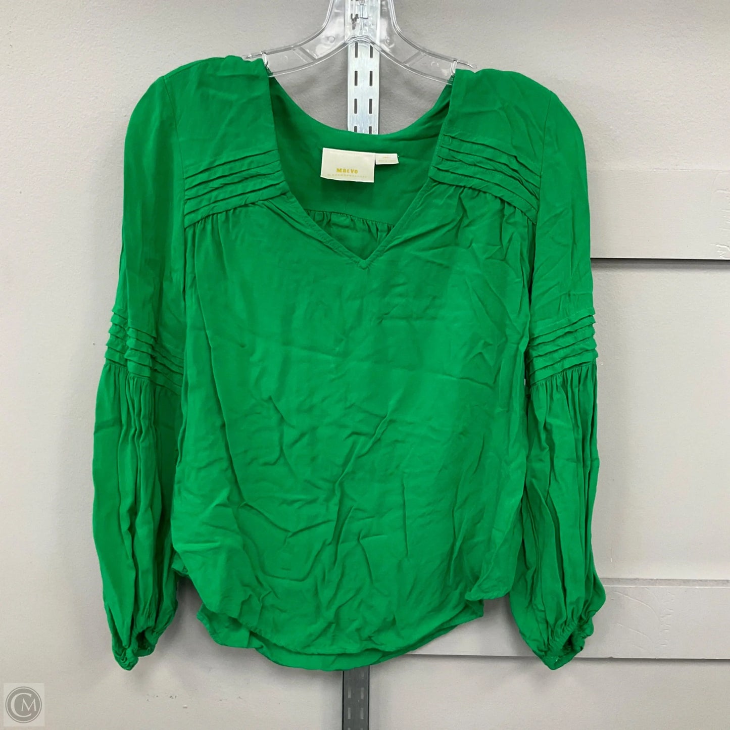 Top Long Sleeve Basic By Maeve In Green, Size: Xs
