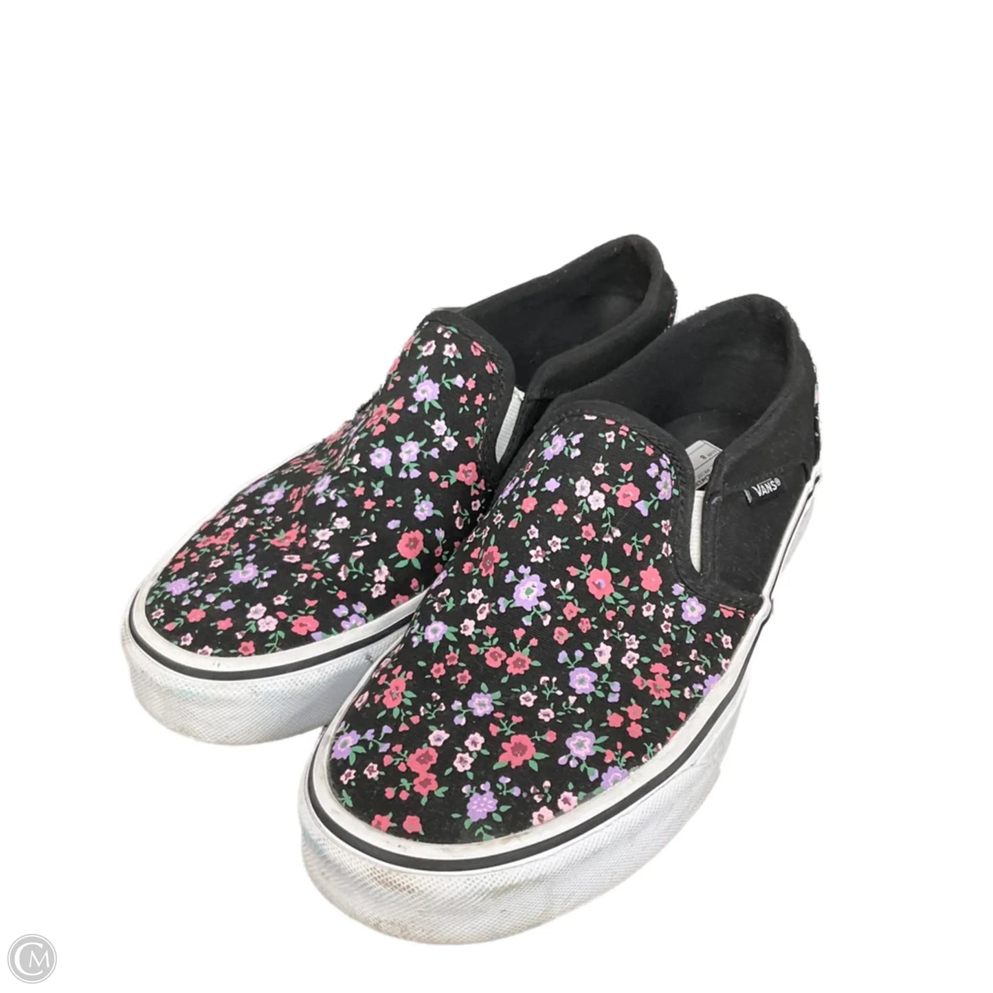Shoes Sneakers By Vans In Floral Print, Size: 8