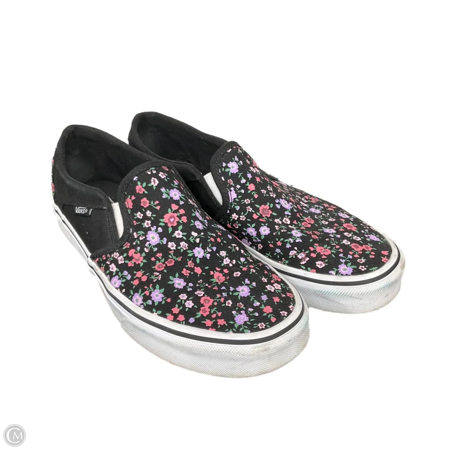 Shoes Sneakers By Vans In Floral Print, Size: 8
